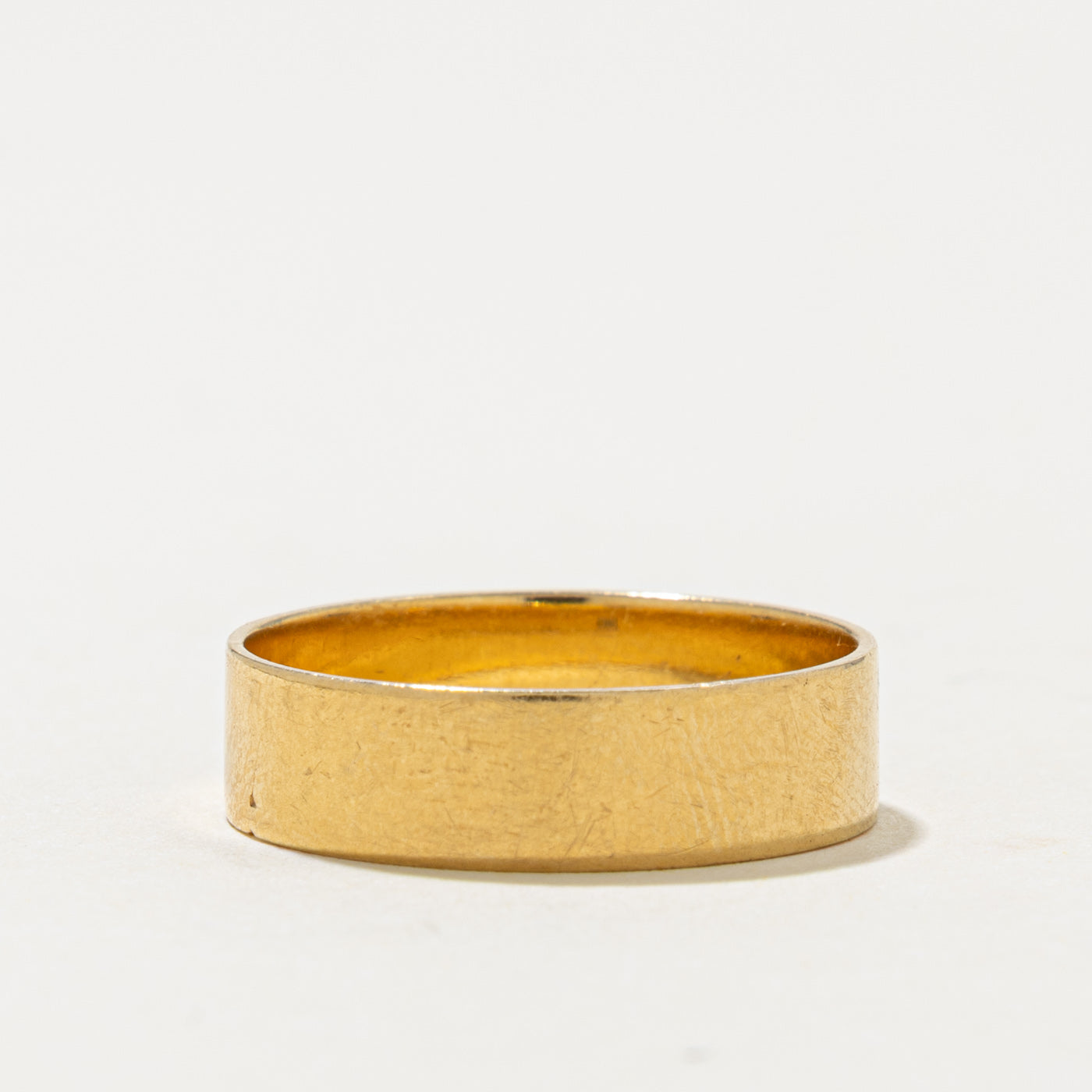 18k Yellow Gold Plain Band | 5.1mm | SZ 7