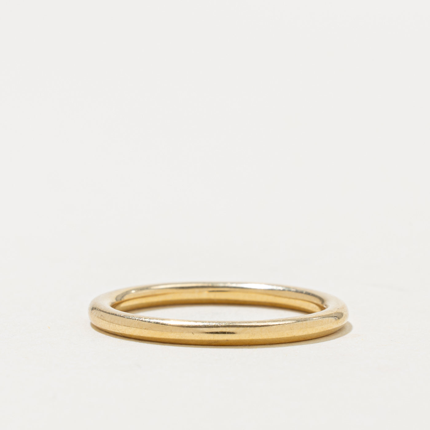 18k Yellow Gold Stacking Band | 1.90mm | SZ 7