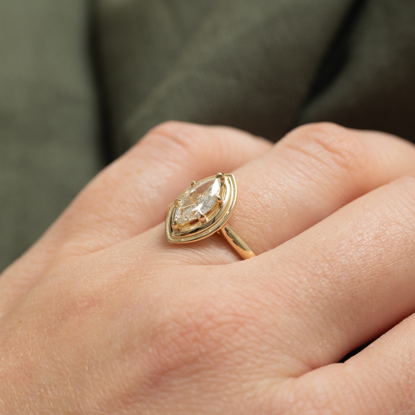 '100 Ways' Marquise Diamond Ring | 0.71ct SI1 G | SZ 7.25