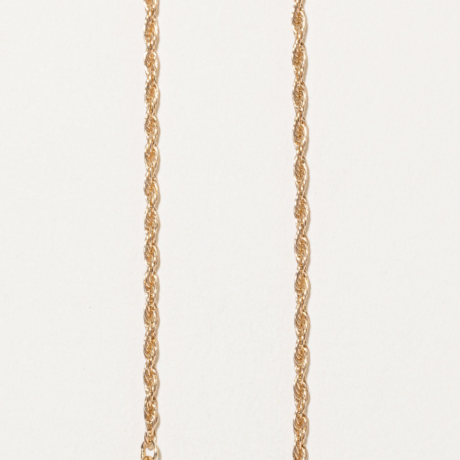 10k Yellow Gold Rope Chain | 18"