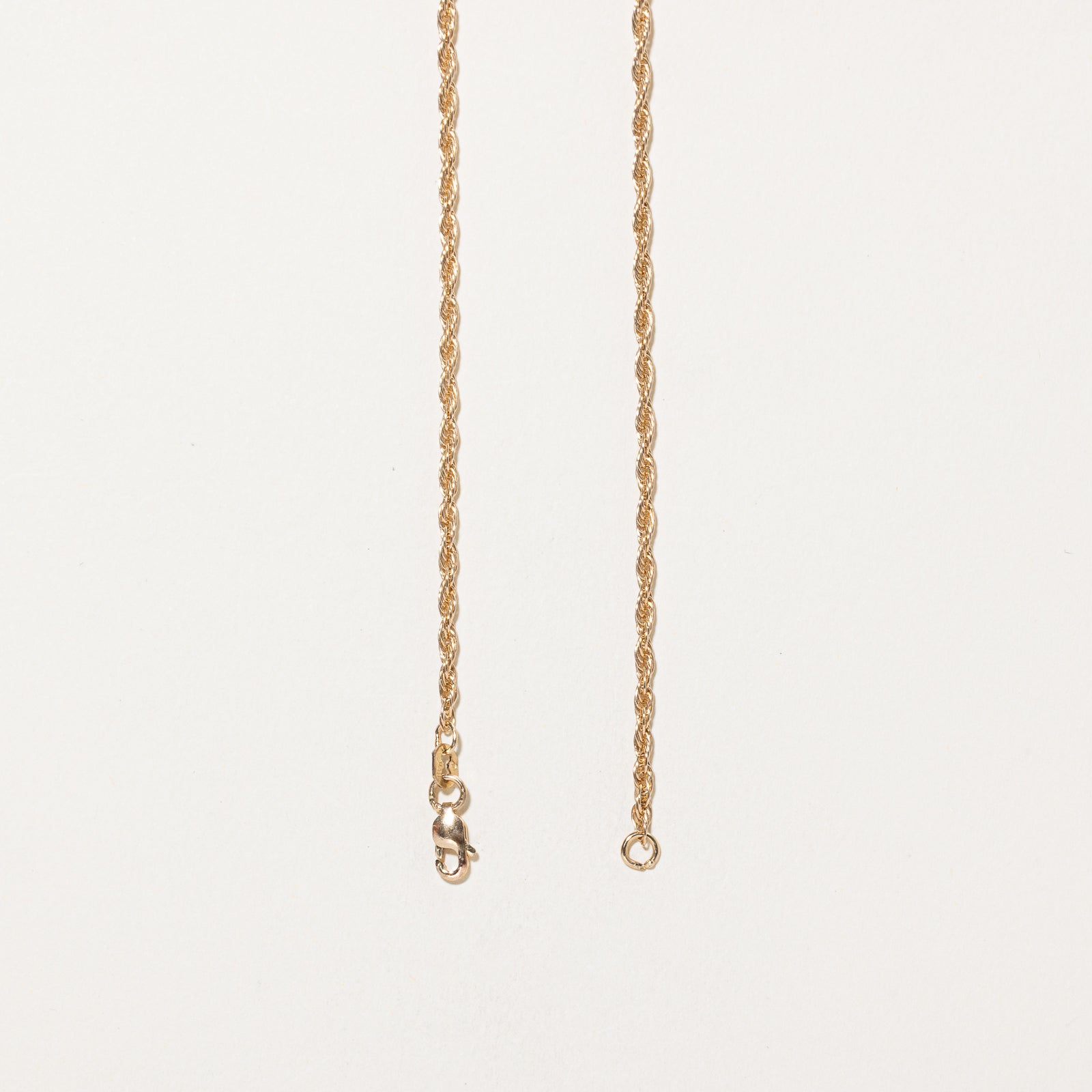 10k Yellow Gold Rope Chain | 18"