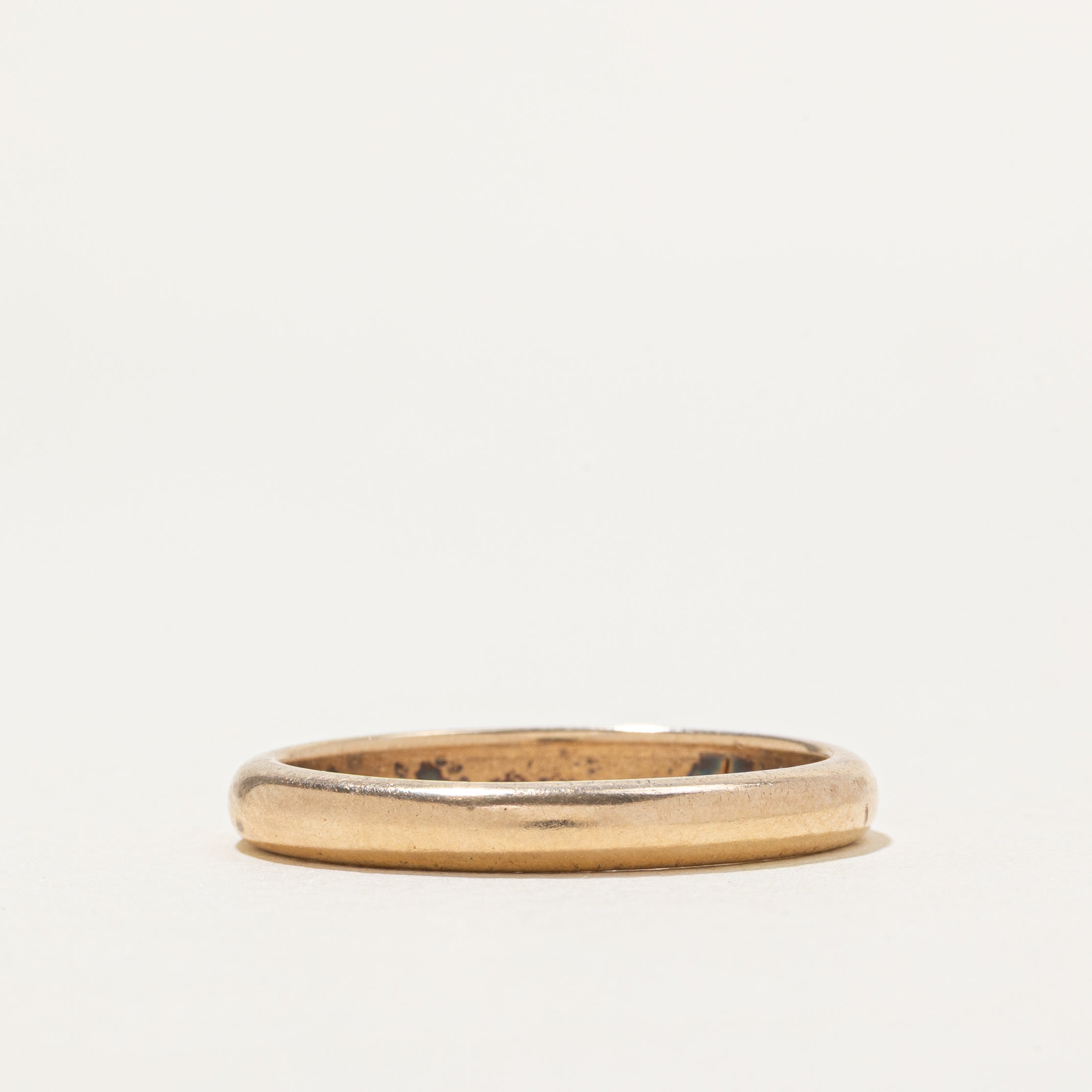 Vintage 10K Yellow Gold Band | 3.1mm | SZ 9.5