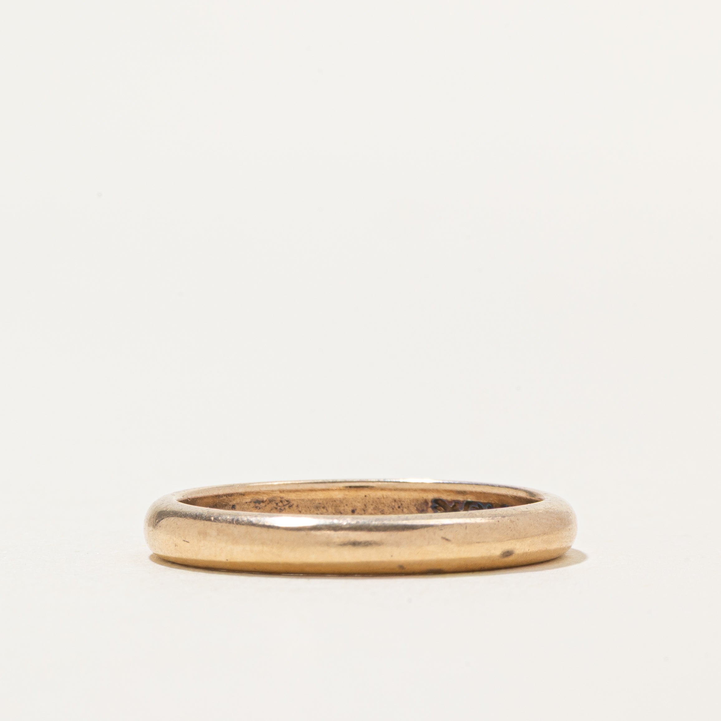 Vintage 10K Yellow Gold Band | 3.1mm | SZ 9.5