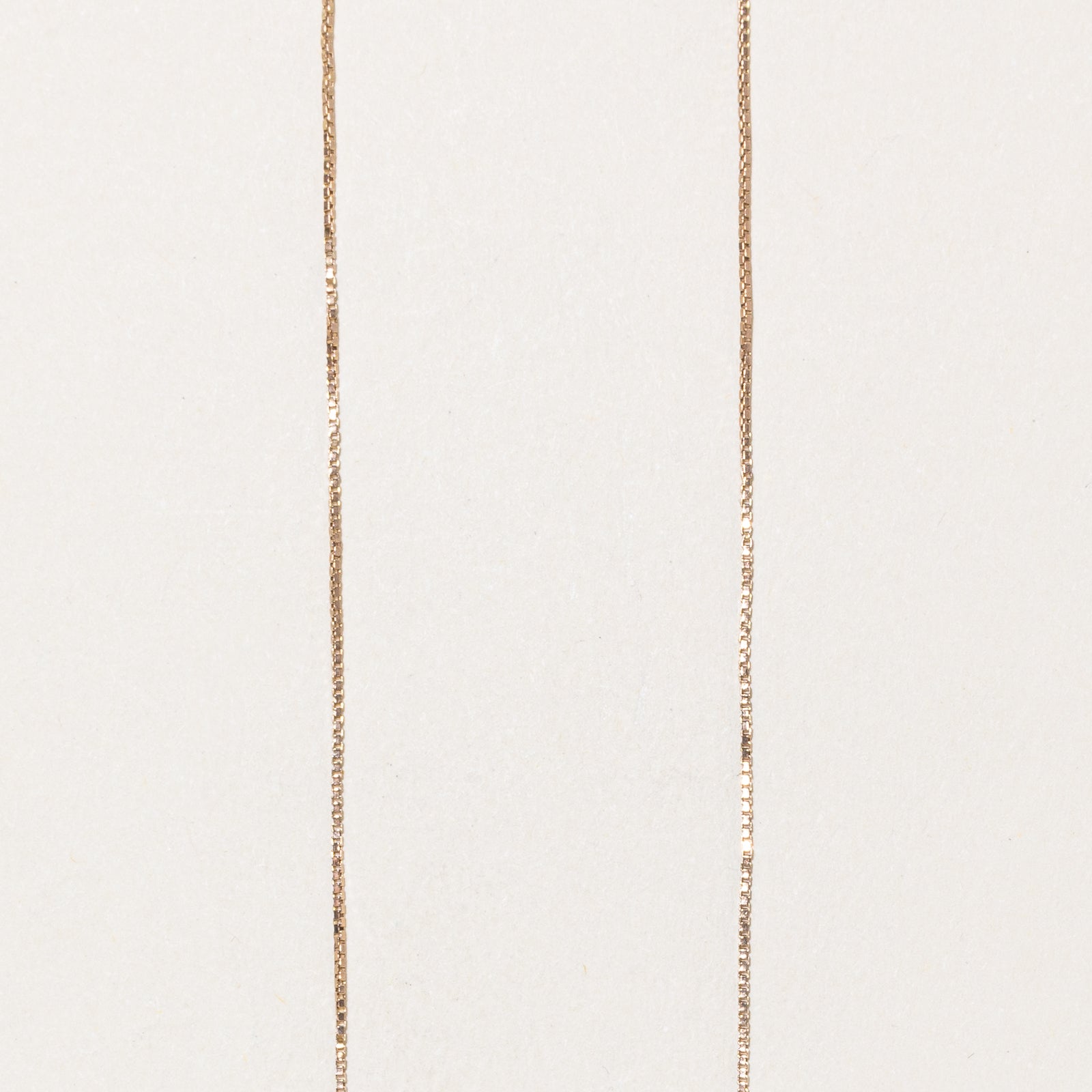 Italian 10k Yellow Gold Box Link Chain | 19.5"