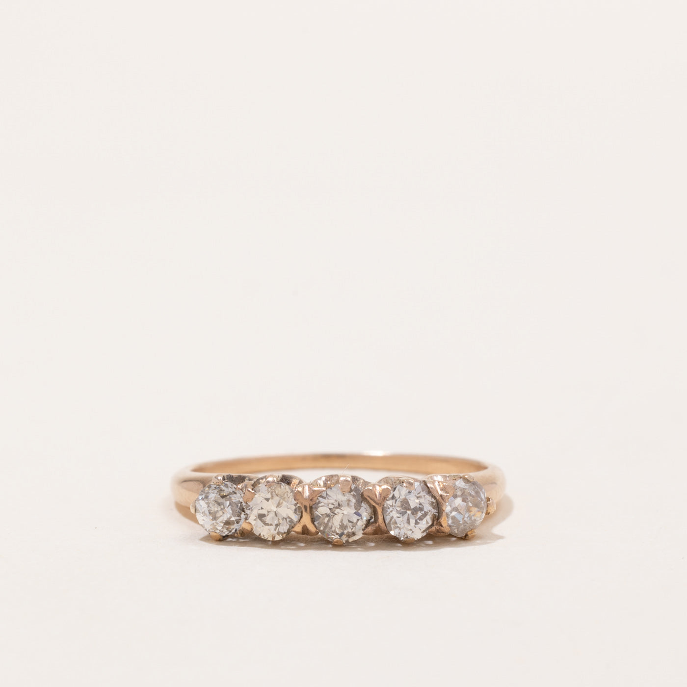 Antique Old European Cut Diamond Ring | 0.55ctw | SZ 6.25 |