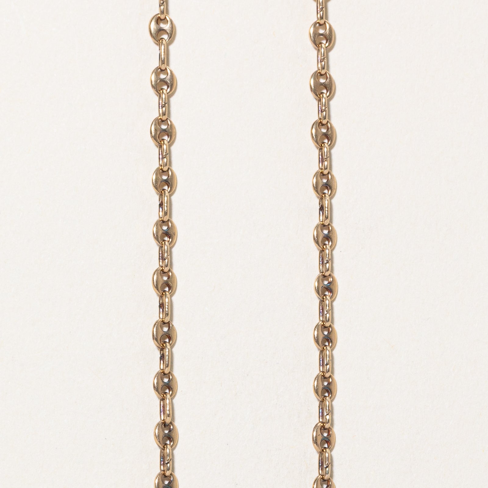 10k Yellow Gold Anchor Link Chain | 19"