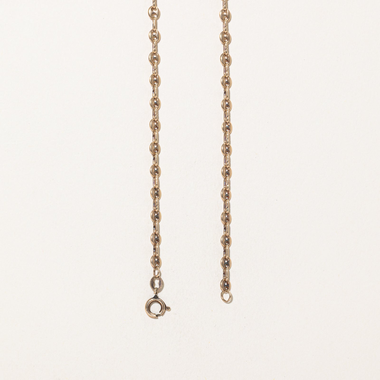 10k Yellow Gold Anchor Link Chain | 19"