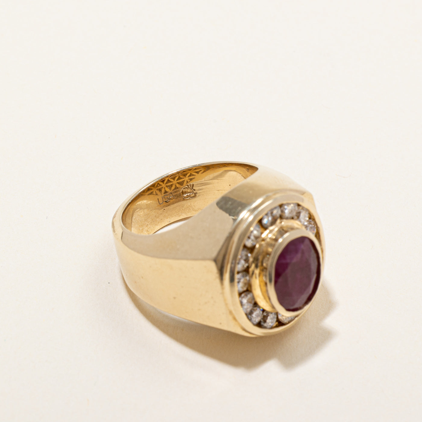 Ruby & Diamond Cocktail Ring | 2.75ct, 1.20ctw | SZ 8.25 |
