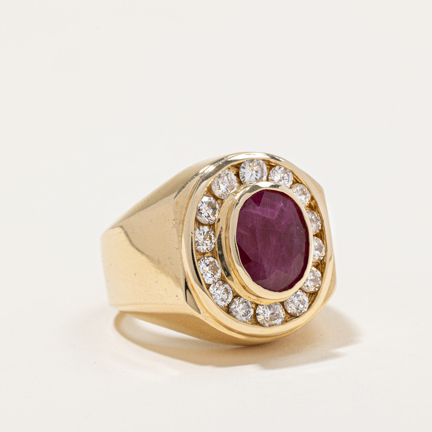 Ruby & Diamond Cocktail Ring | 2.75ct, 1.20ctw | SZ 8.25 |