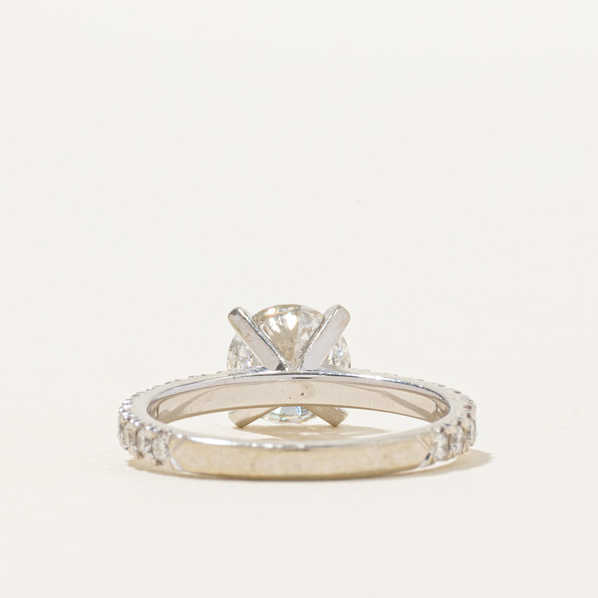 19k Semi Eternity Diamond Engagement Ring | 1.94ctw | SZ 6