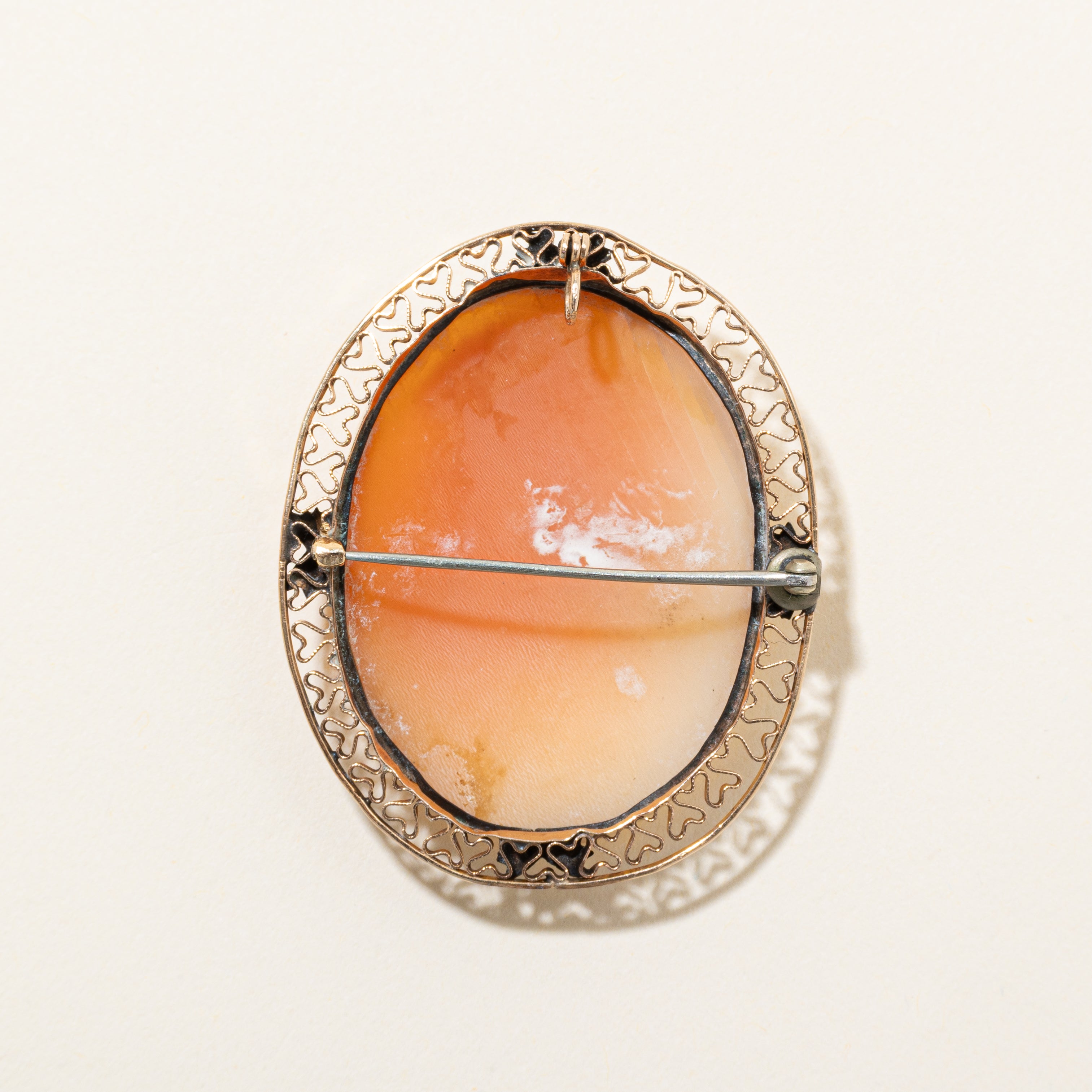 Cameo Sea Shell Convertible Pendant to Brooch | 26.00ct