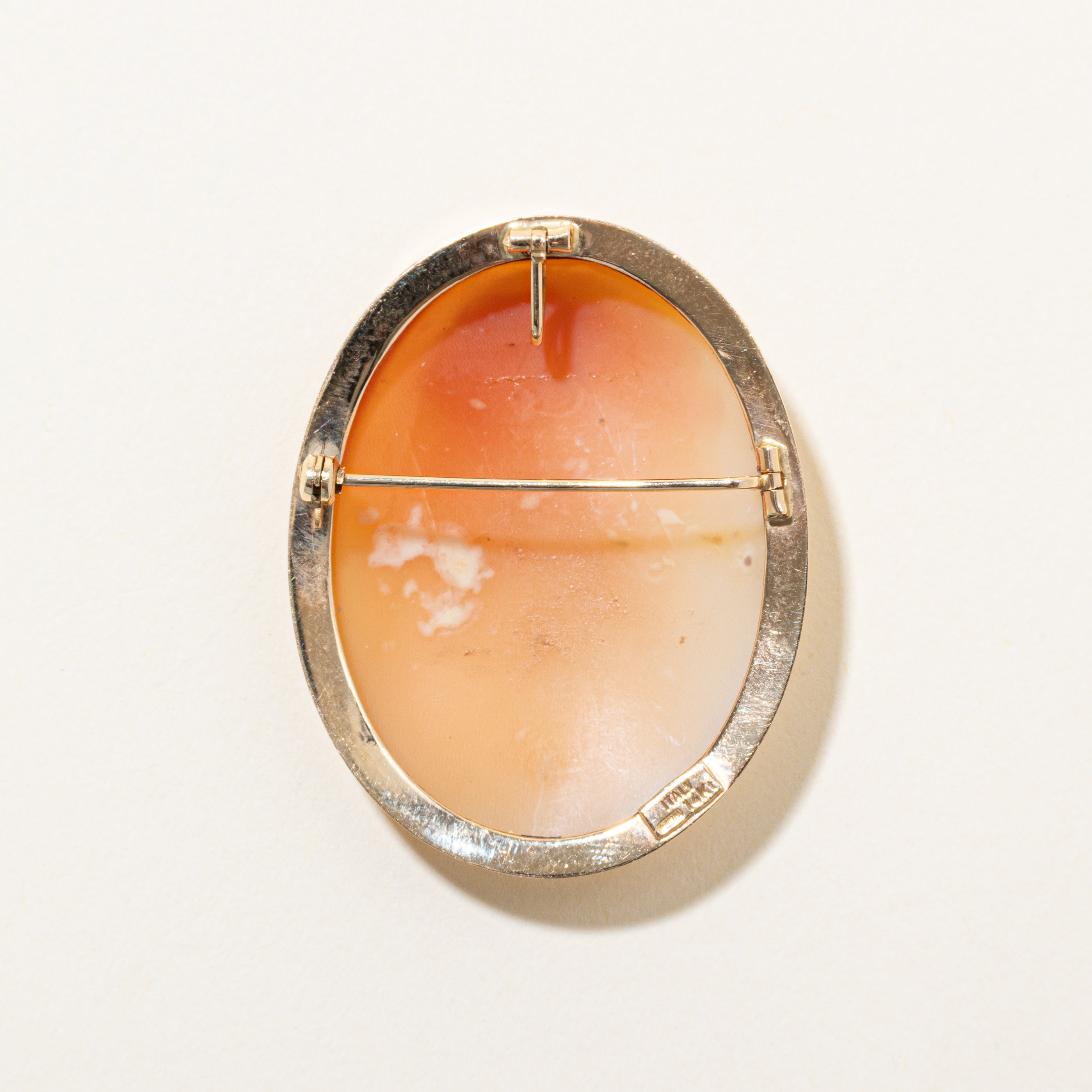 Italian Cameo Shell Convertible Pendant to Brooch | 25.00ct