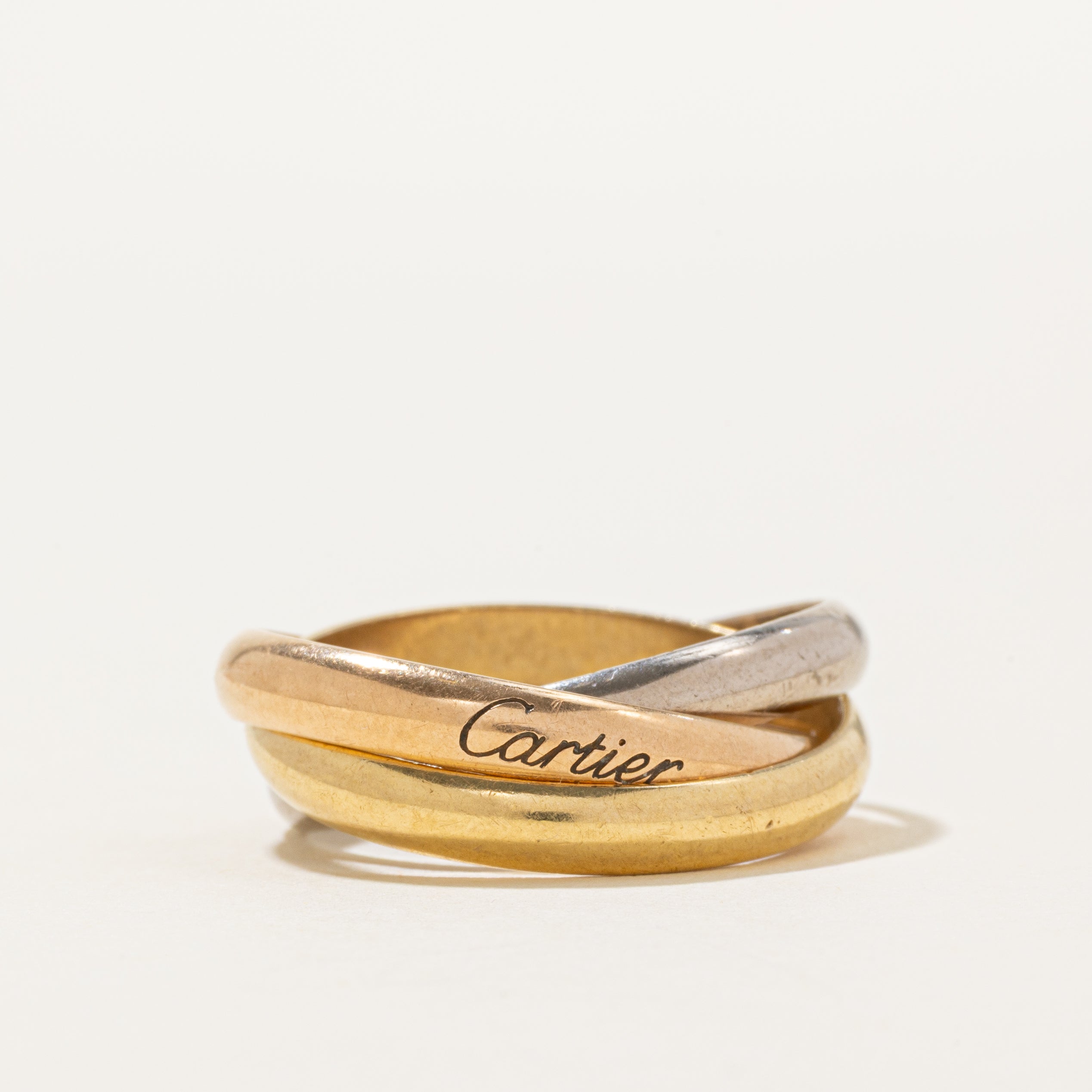 'Cartier' Classic Model Trinity Ring | SZ 8