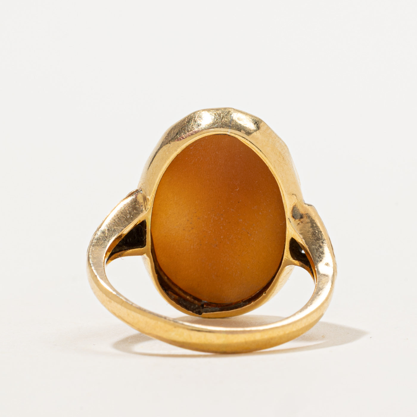 Bague camée coquillage | 6,50 ct | Taille 7 |