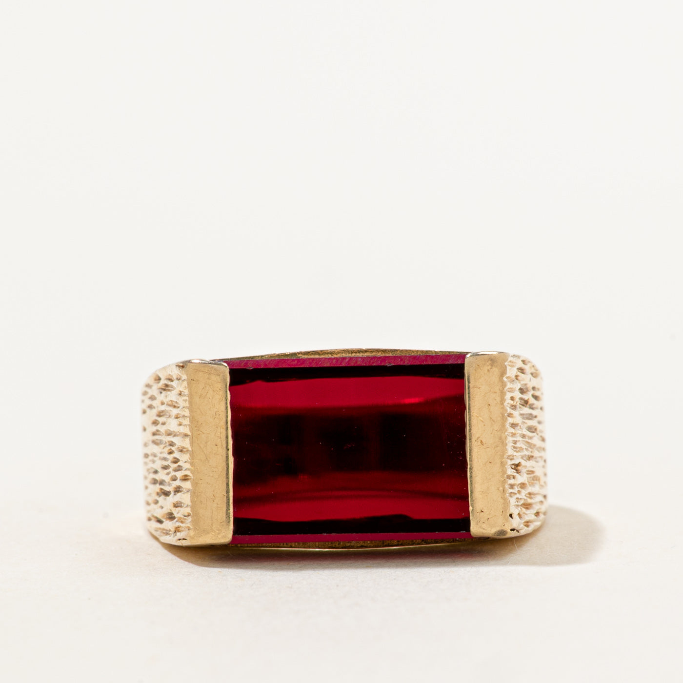 Synthetic Ruby Ring | 12.00ct | SZ 8.25 |
