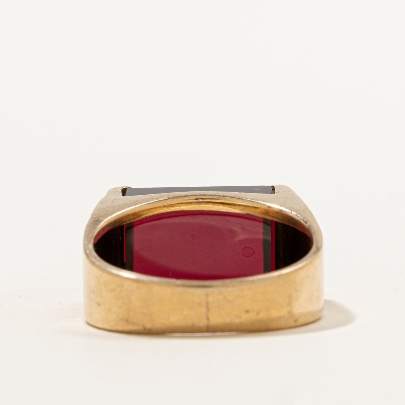Bague en rubis synthétique | 12,00 ct | Taille 8,25 |