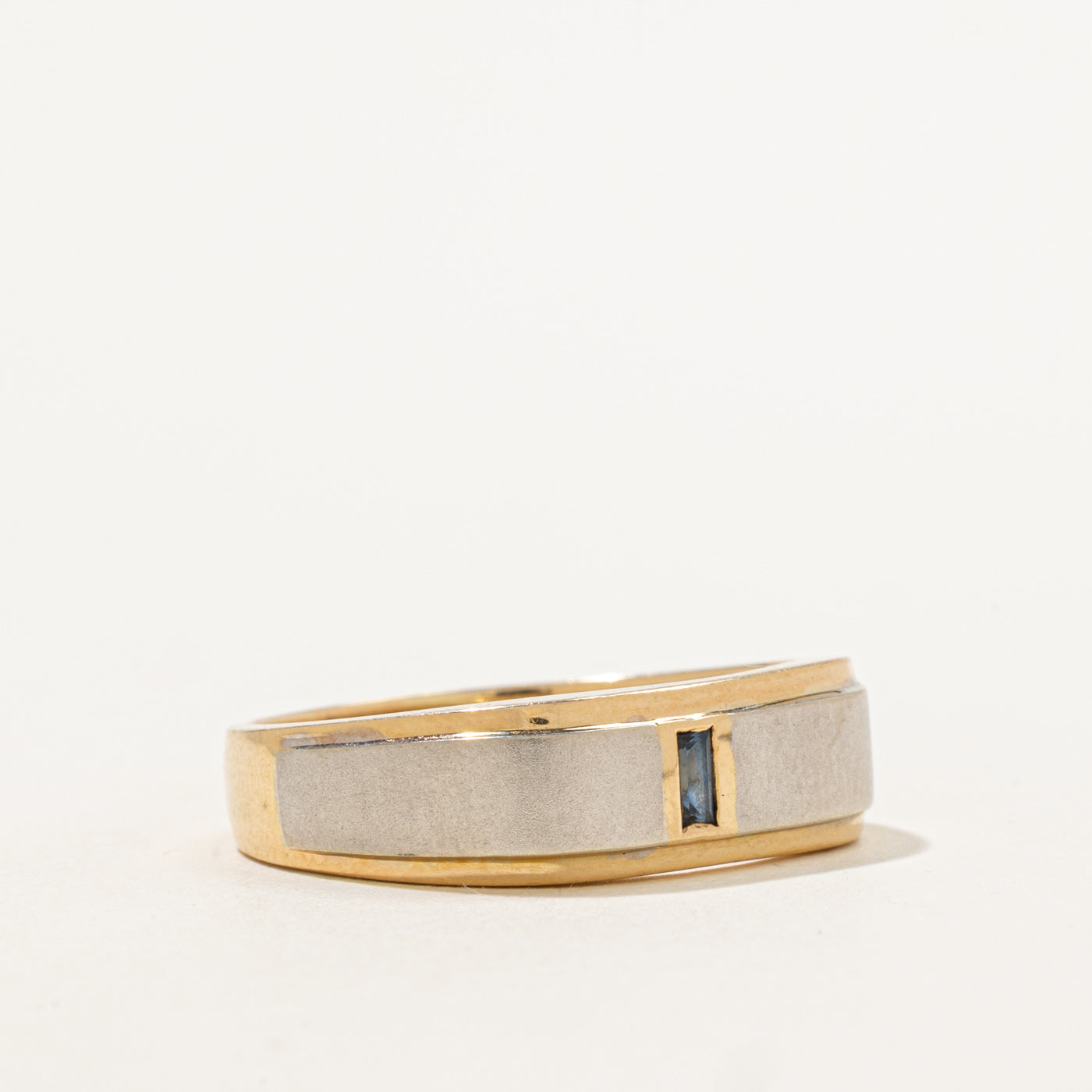 Rectangular Cut Sapphire Ring | 0.13ct | SZ 11.25 |
