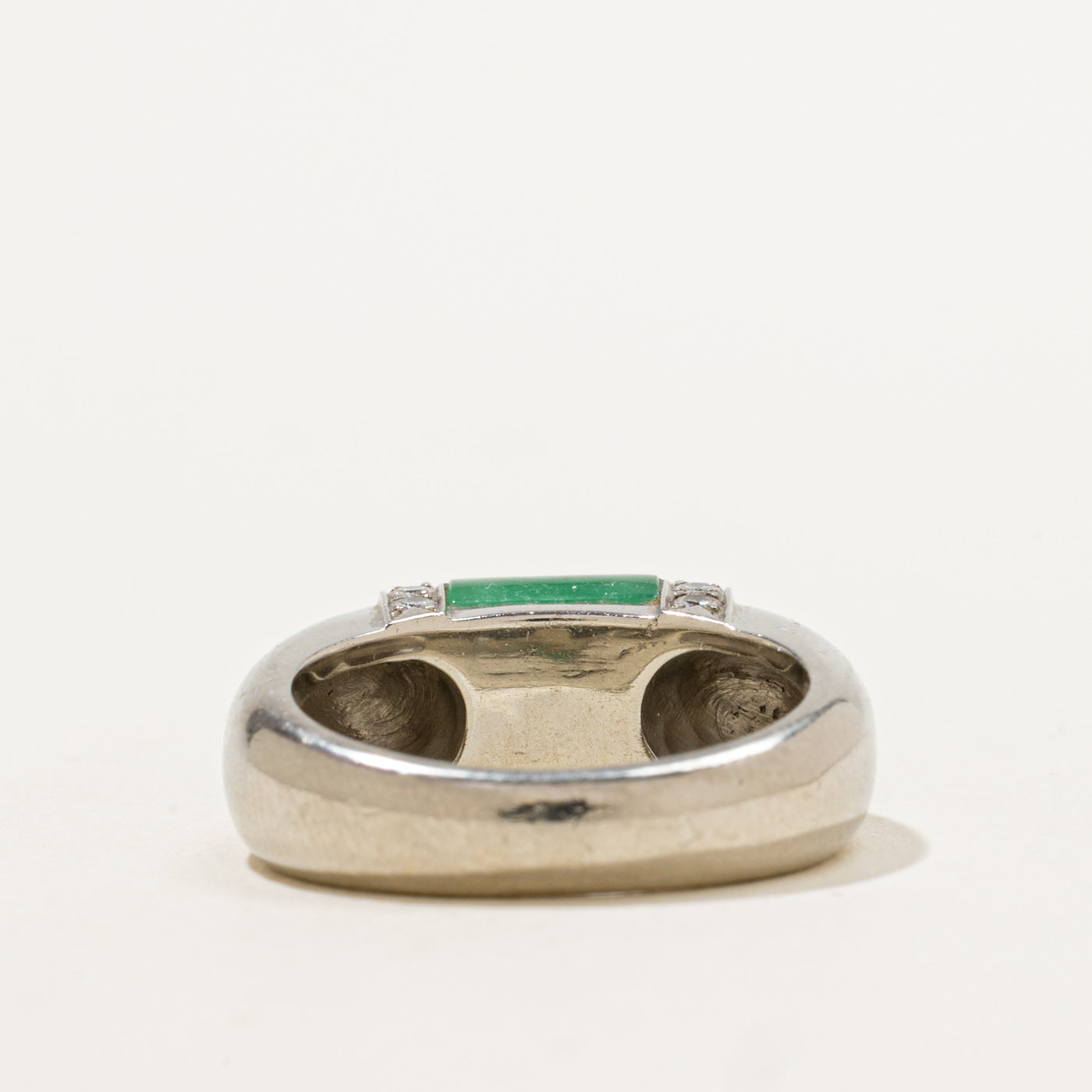 Jadeite & Diamond Ring | 5.00ct, 0.36ctw | SZ 6.5 |