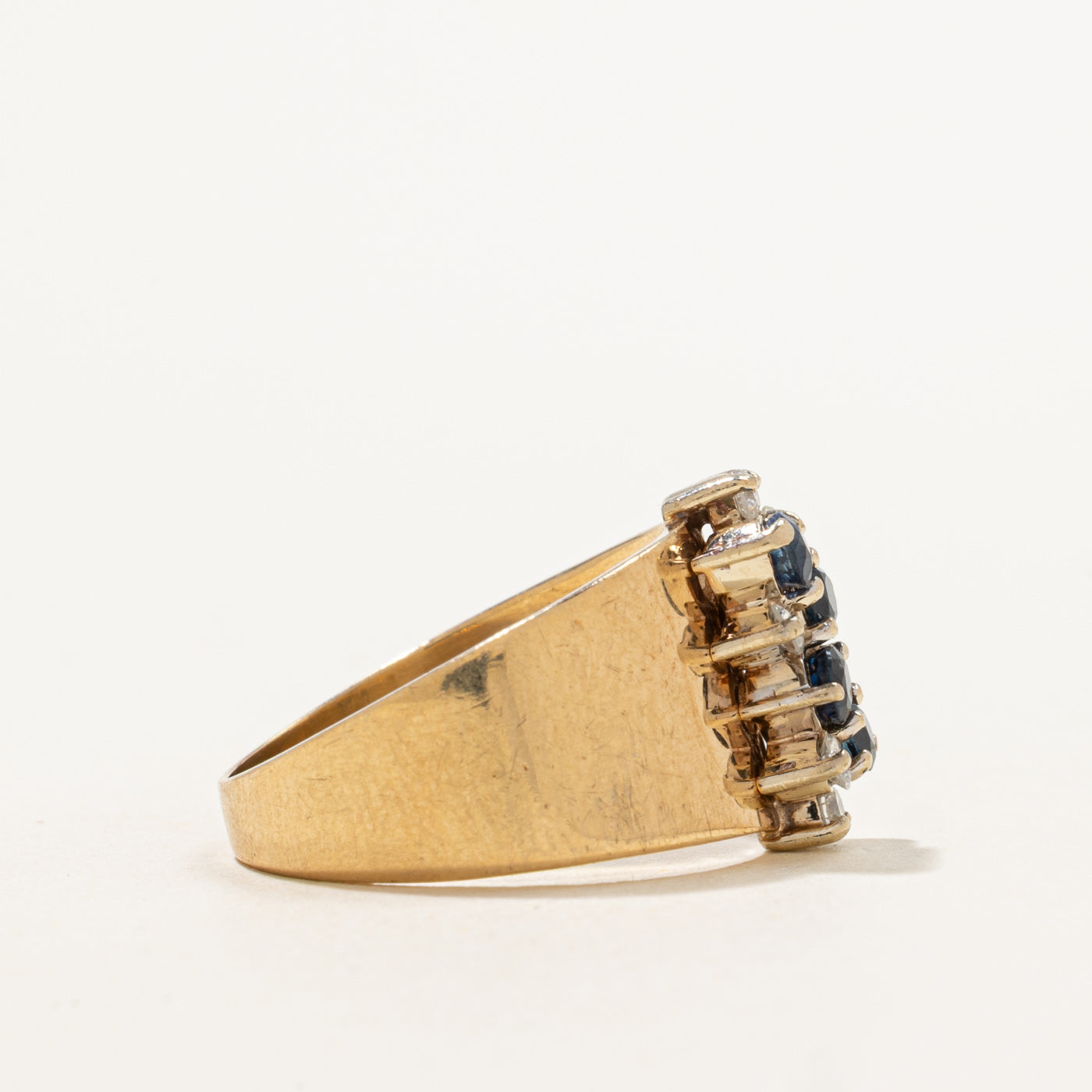 Sapphire & Diamond Ring | 0.40ctw, 0.09ctw | SZ 6.5 |