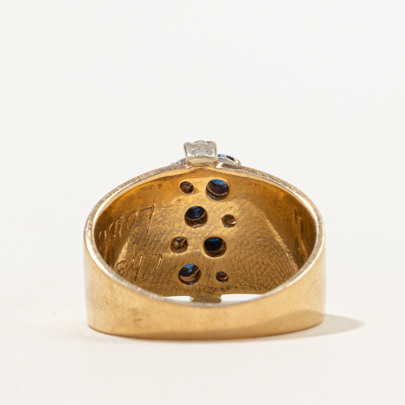 Sapphire & Diamond Ring | 0.40ctw, 0.09ctw | SZ 6.5 |