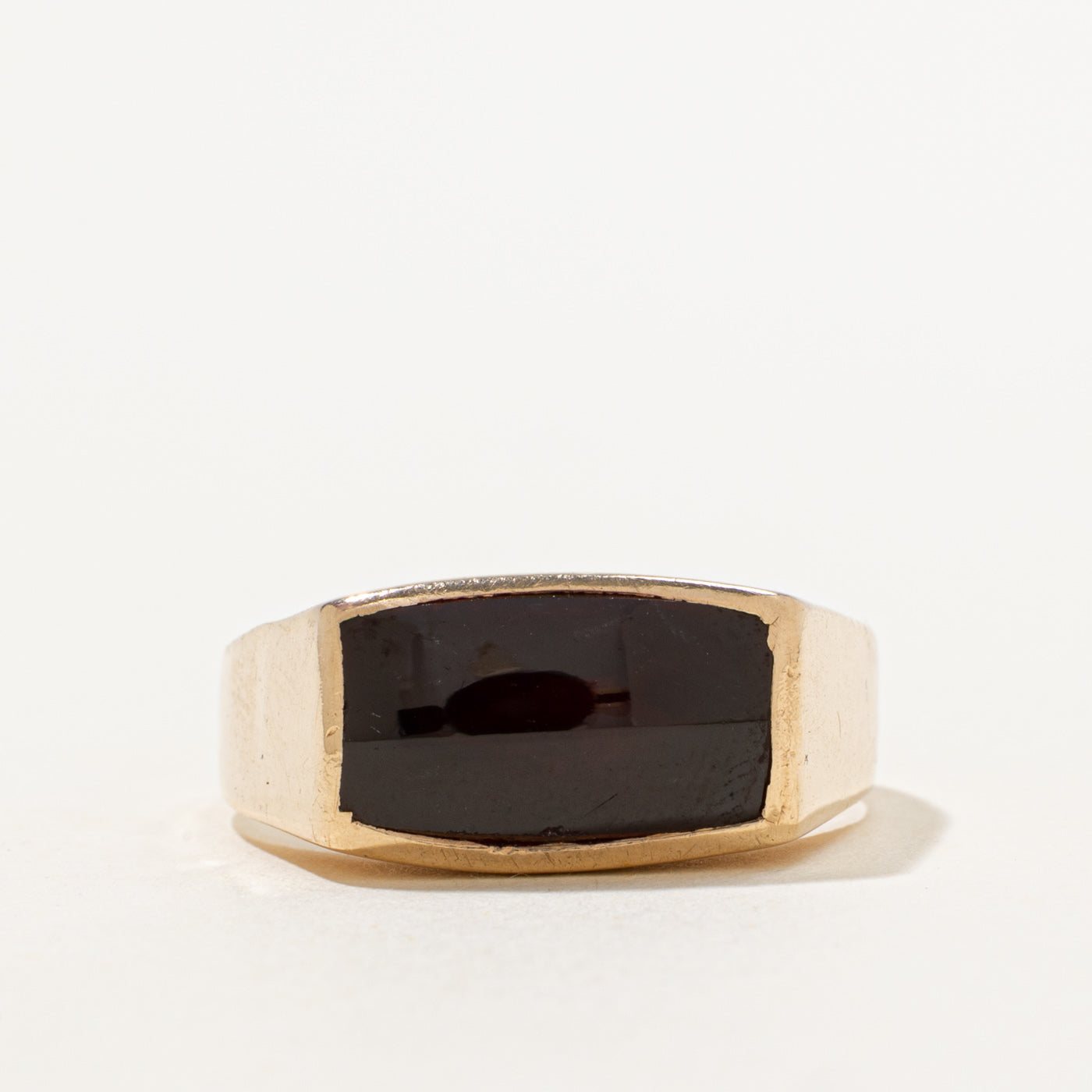 Synthetic Ruby Cabochon Ring | 3.00ct | SZ 10 |