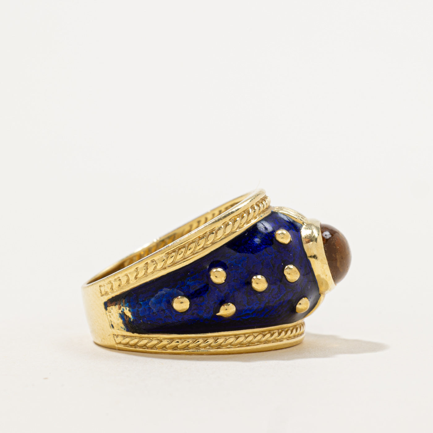 Bague en citrine | 1,50 ct | Taille 8,25 |