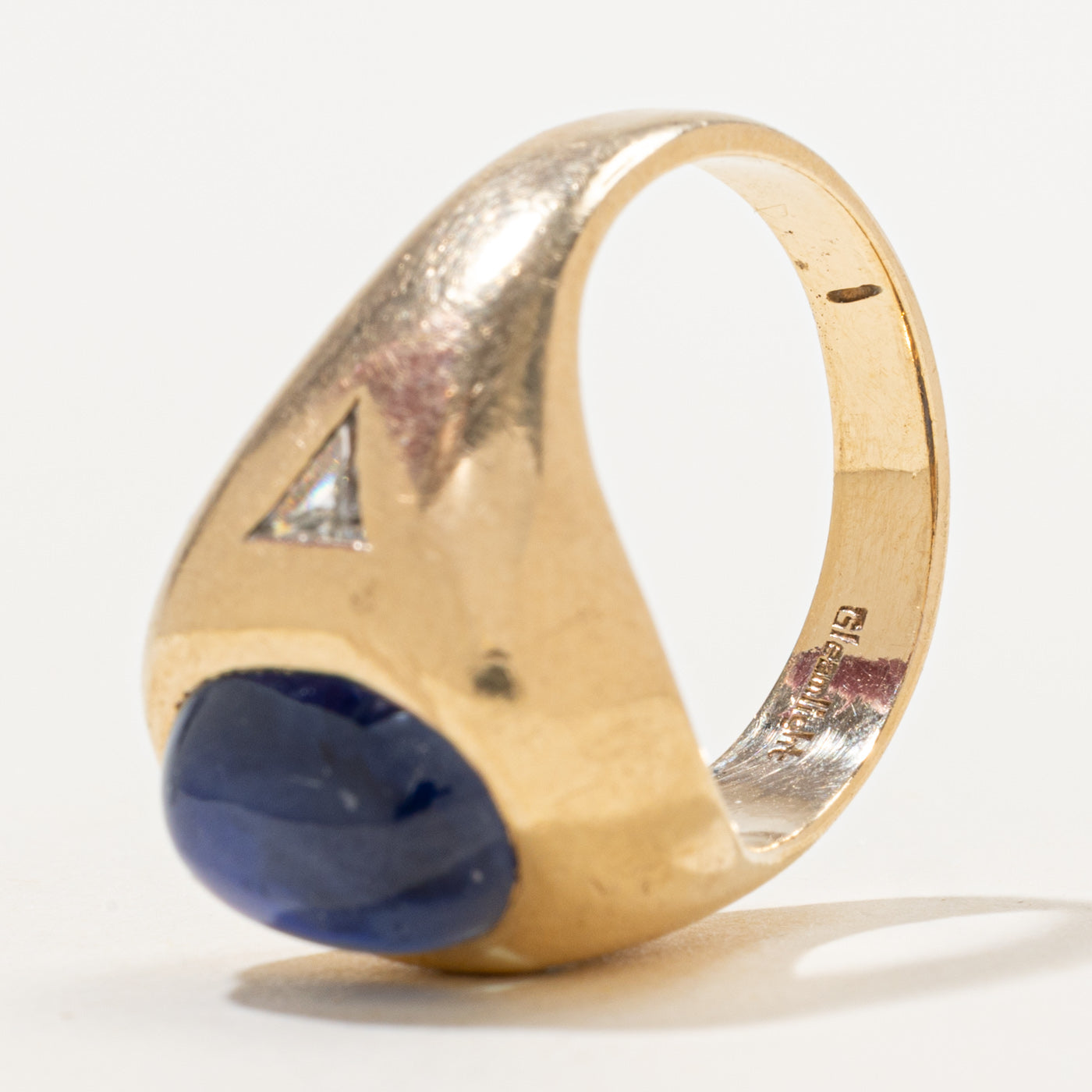 Star Sapphire & Diamond Cocktail Ring | 11.50ct, 0.34ctw | SZ 9 |