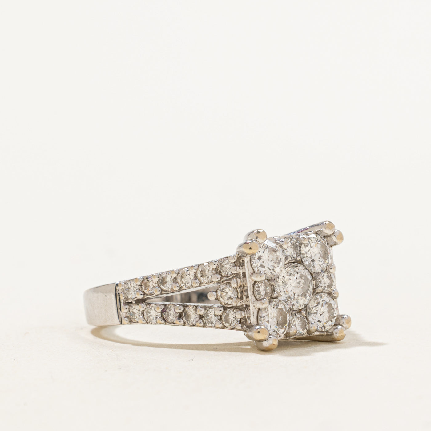 Princess Illusion Engagement Ring | 1.35ctw | SZ 6.75 |