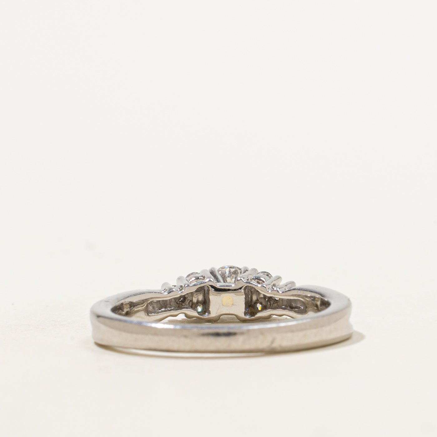 Petite Platinum Engagement Ring | 0.35ctw | SZ 7.25 |