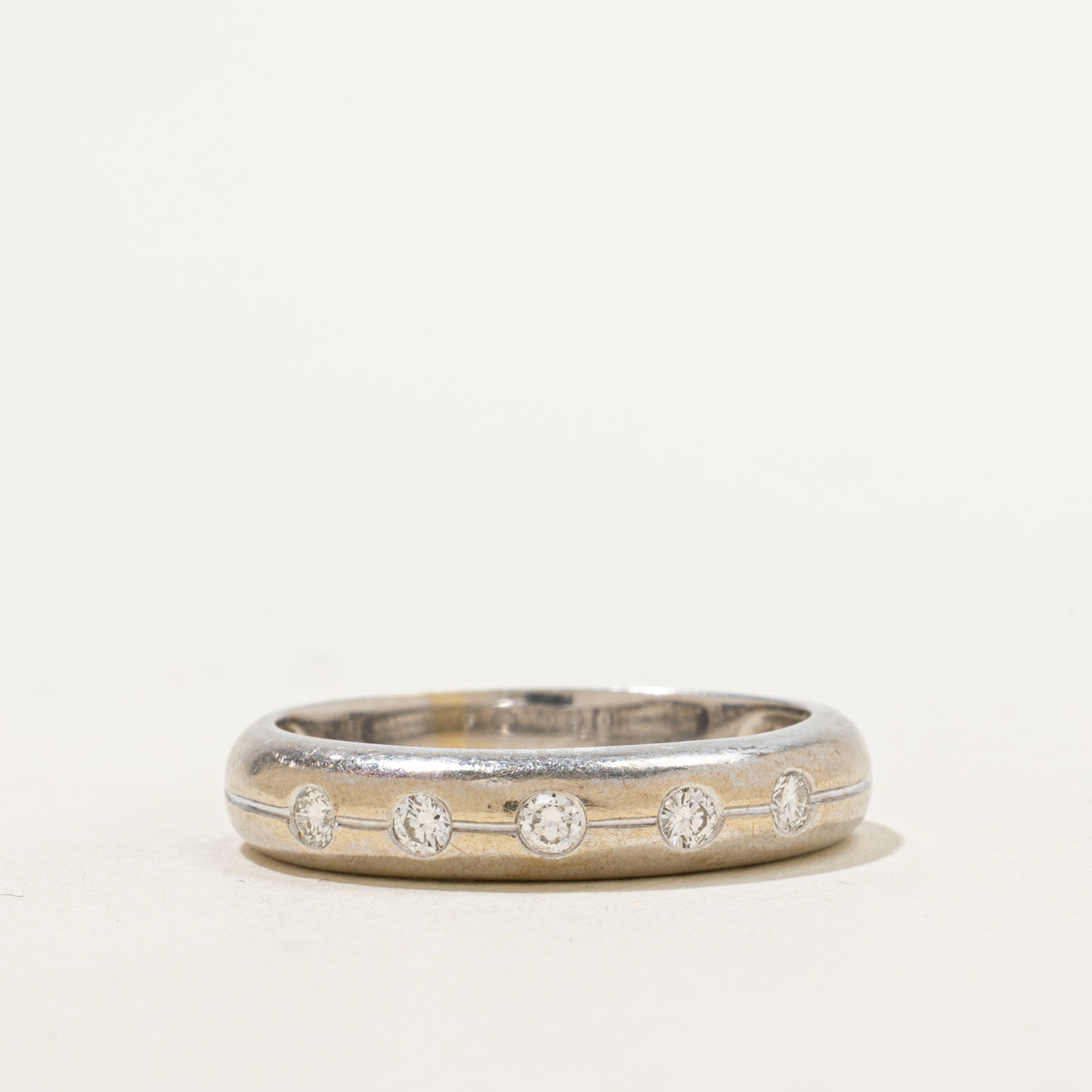 Flush Set Diamond Band | 0.20ctw | SZ 9.25 |