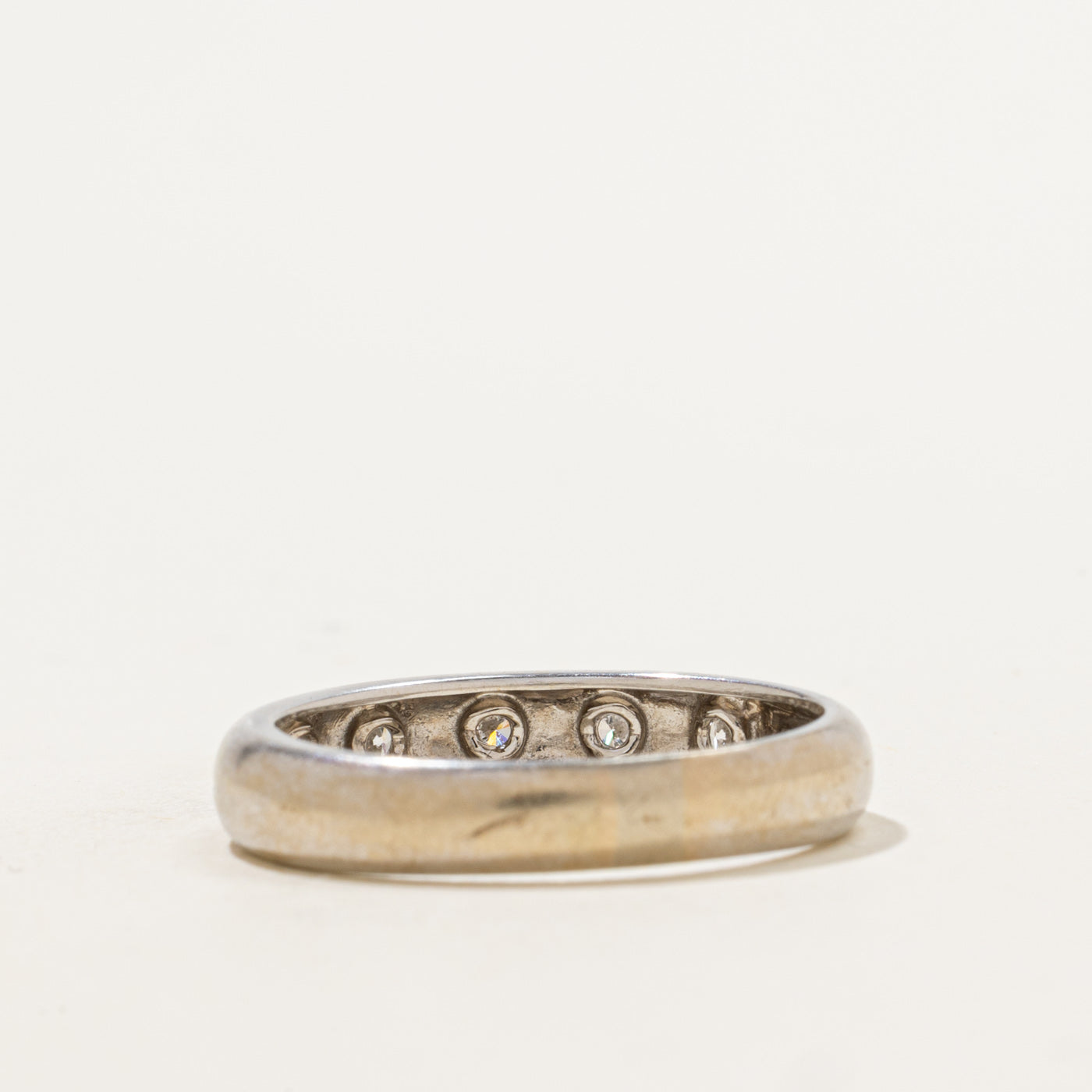Flush Set Diamond Band | 0.20ctw | SZ 9.25 |