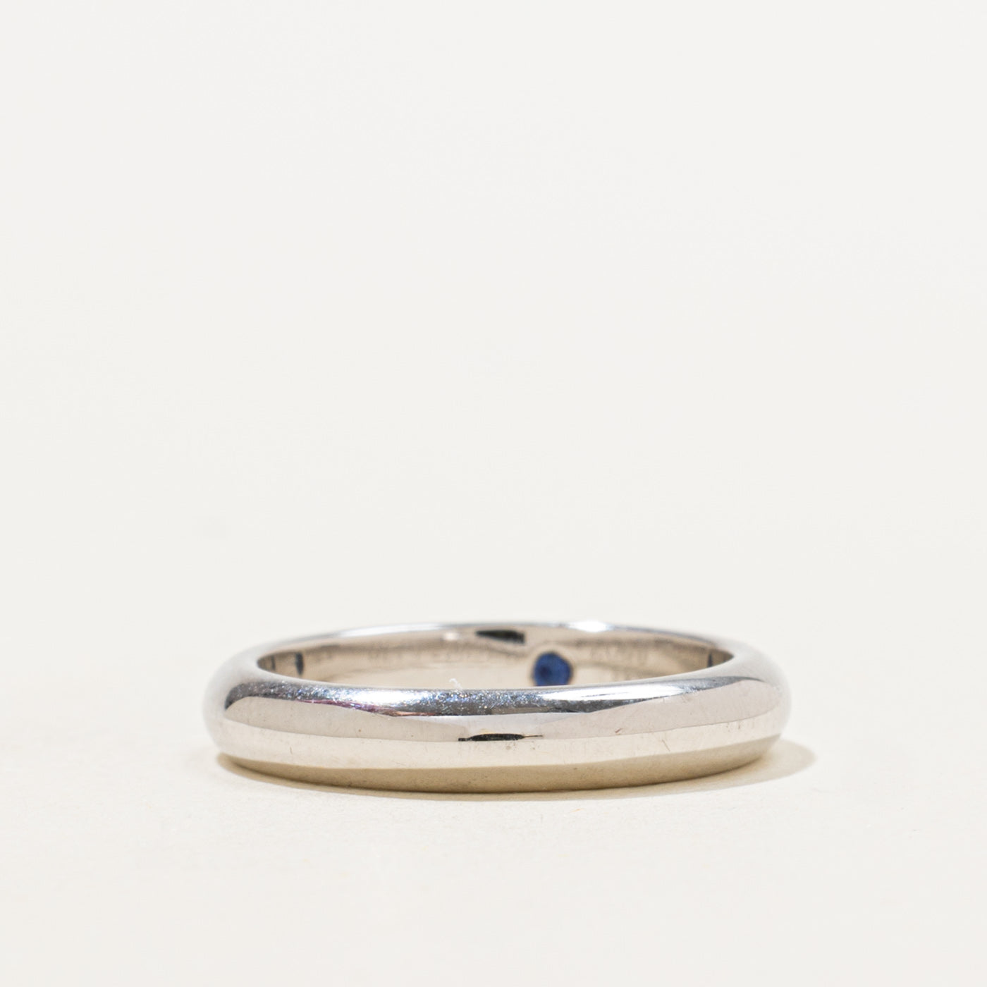 Birks' Hidden Blue Sapphire Band | SZ 3.5 |