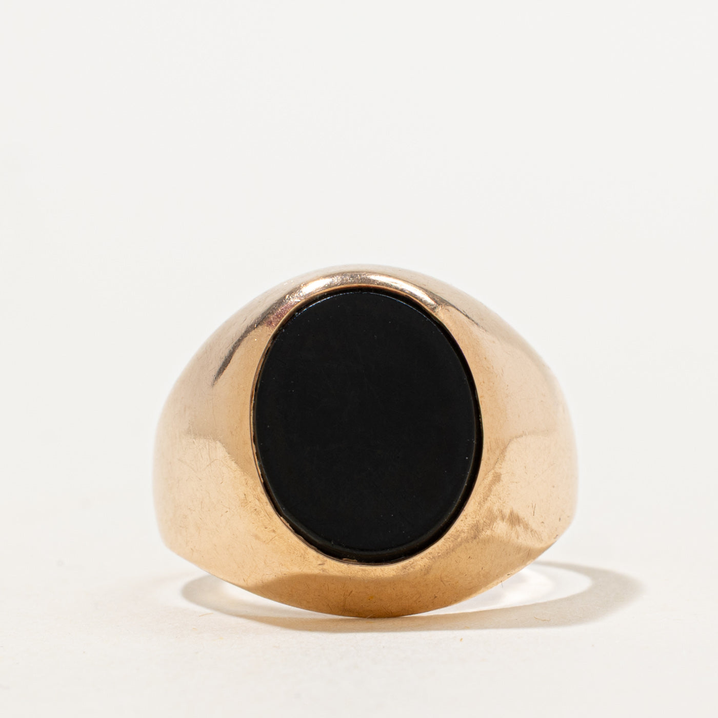 Bague en onyx noir | 3,00 ct | Taille 5,5 |