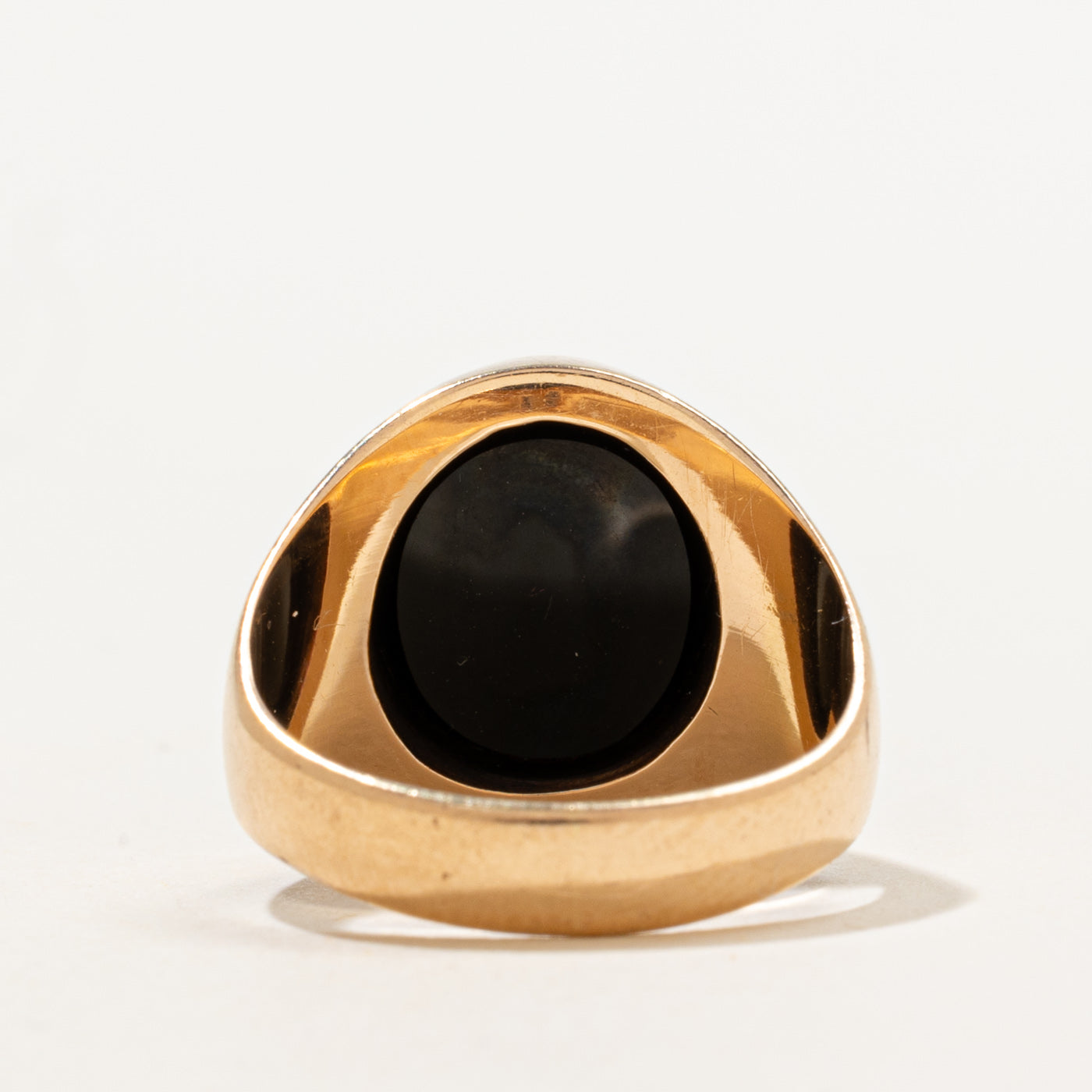Bague en onyx noir | 3,00 ct | Taille 5,5 |