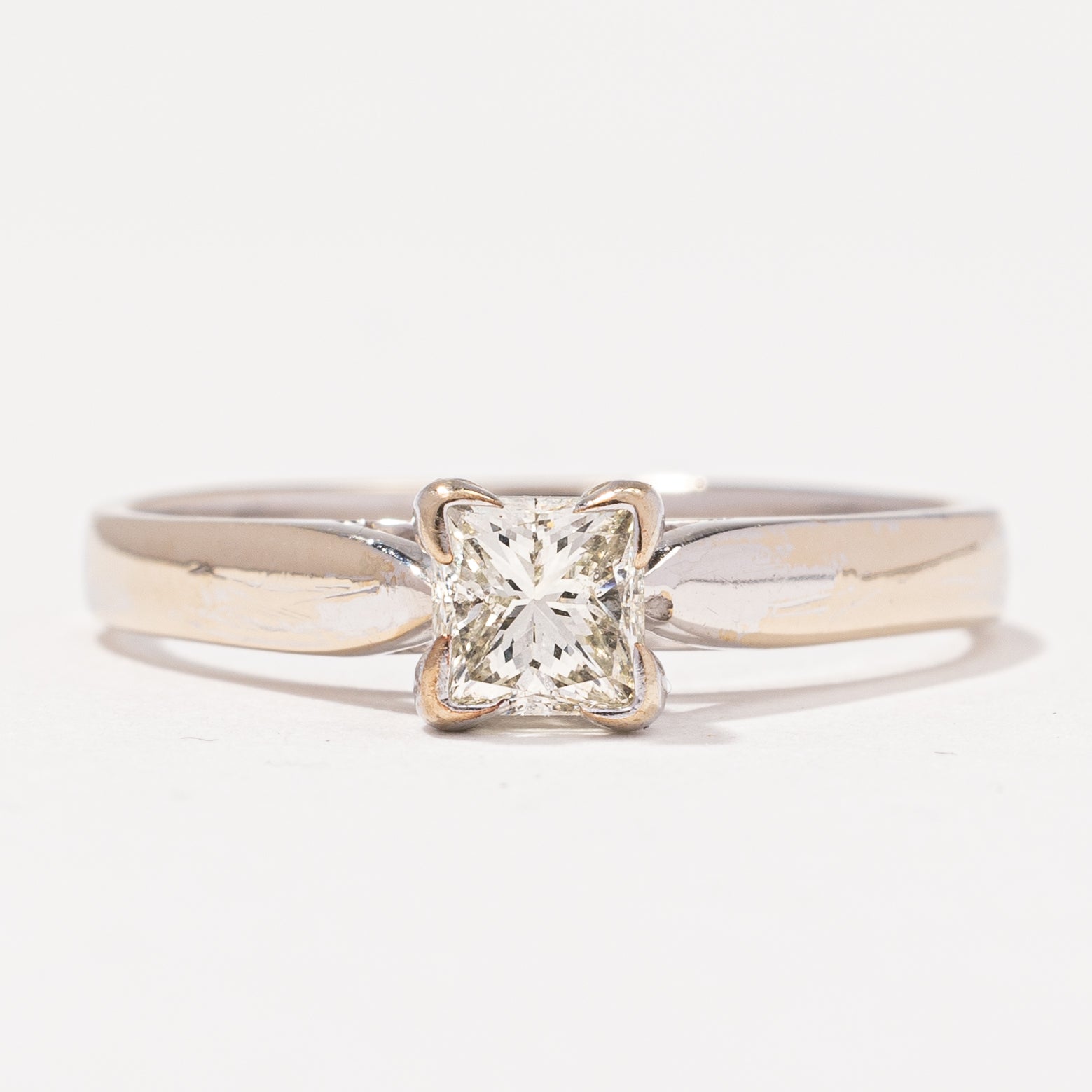 Princess Diamond Solitaire Engagement Ring | 0.45ct | SZ 7.25 |