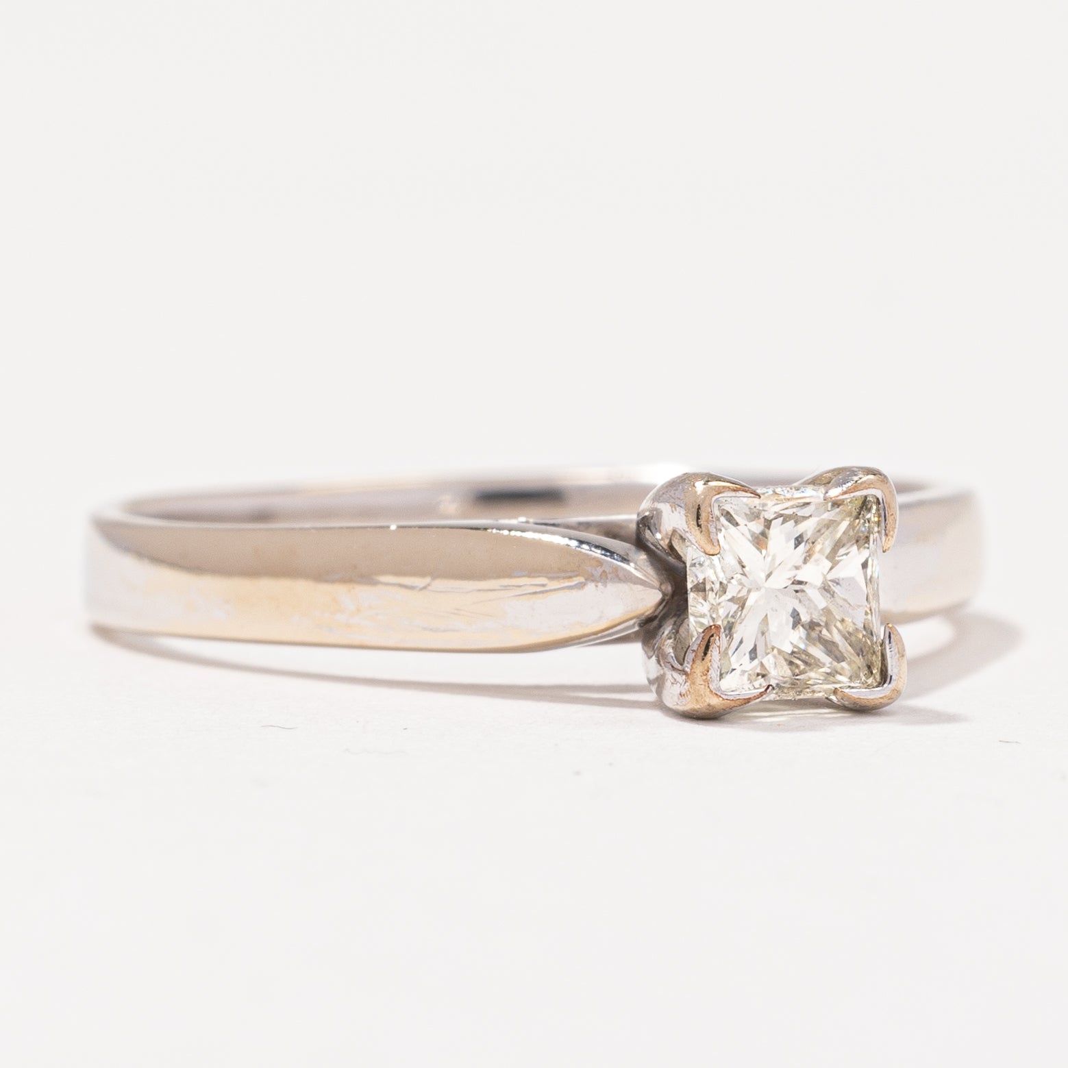 Princess Diamond Solitaire Engagement Ring | 0.45ct | SZ 7.25 |
