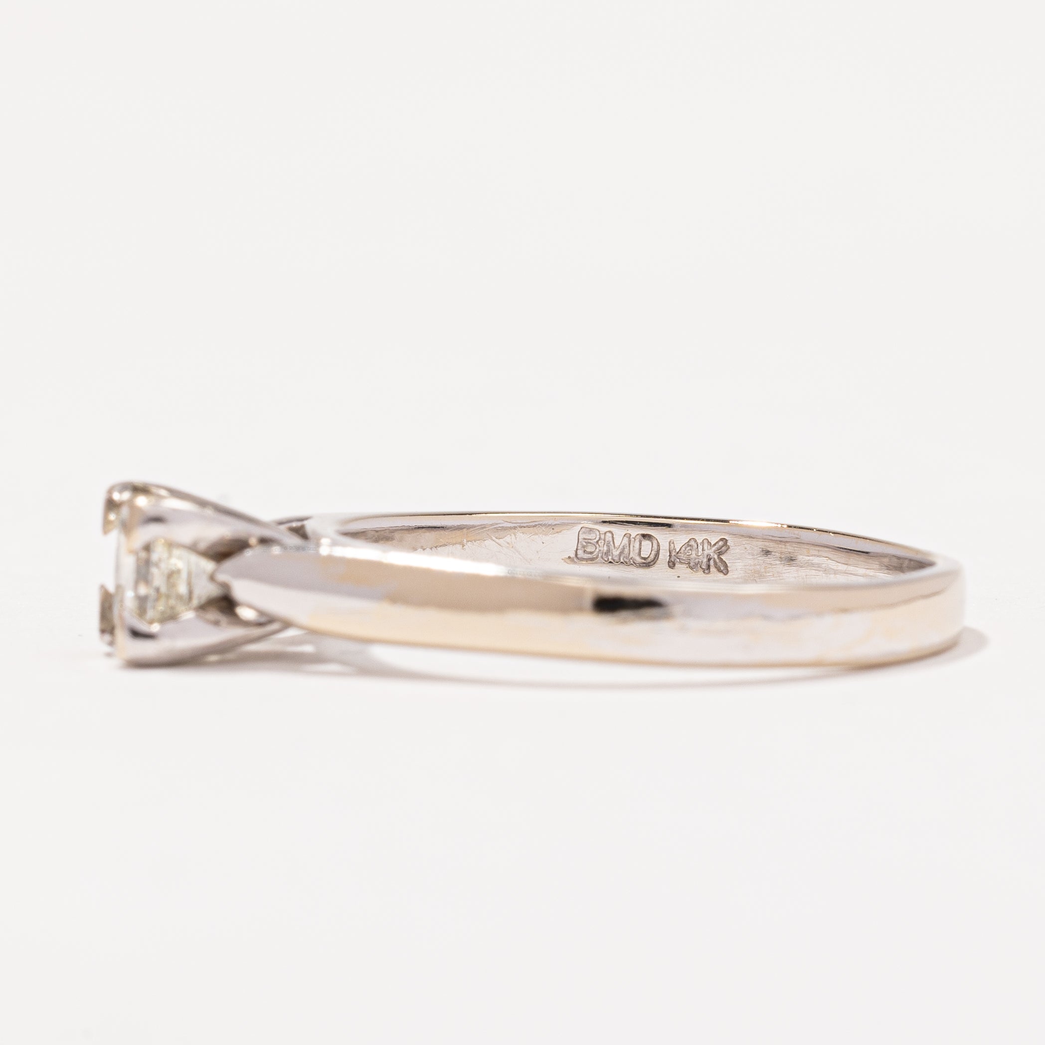 Princess Diamond Solitaire Engagement Ring | 0.45ct | SZ 7.25 |