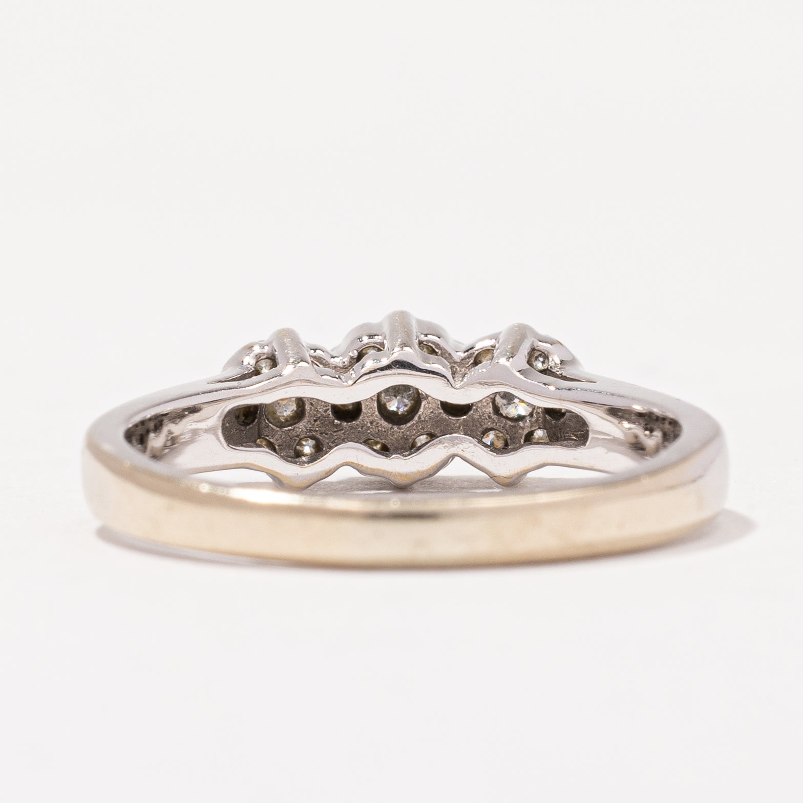 Triple Cluster Diamond Ring | 0.19 ctw, SZ 5 |