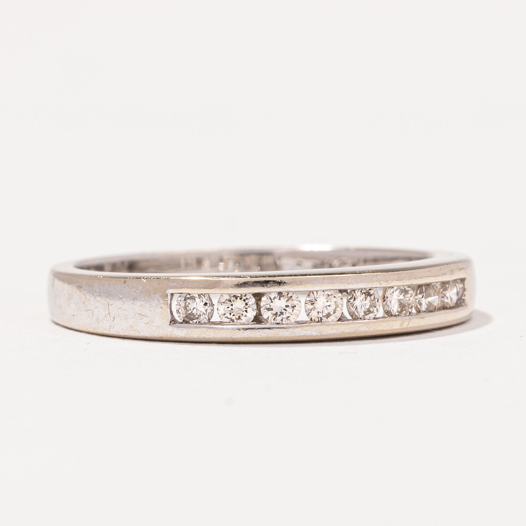Simple Channel Set Diamond Band | 0.32 ctw, SZ 6.5 |
