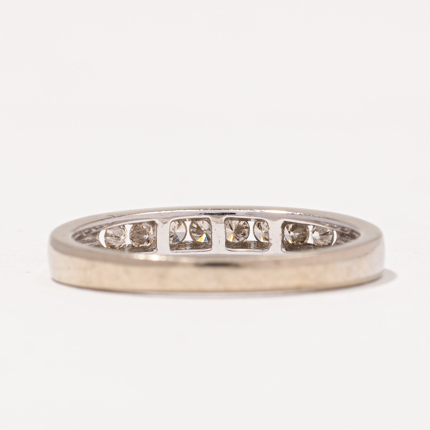 Simple Channel Set Diamond Band | 0.32 ctw, SZ 6.5 |