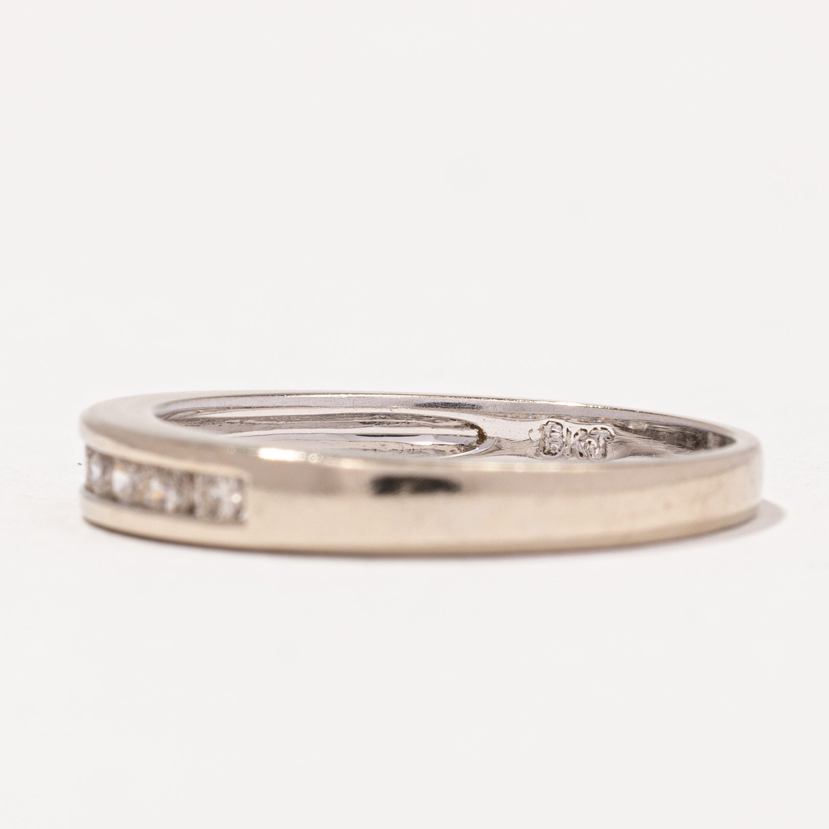 Simple Channel Set Diamond Band | 0.32 ctw, SZ 6.5 |