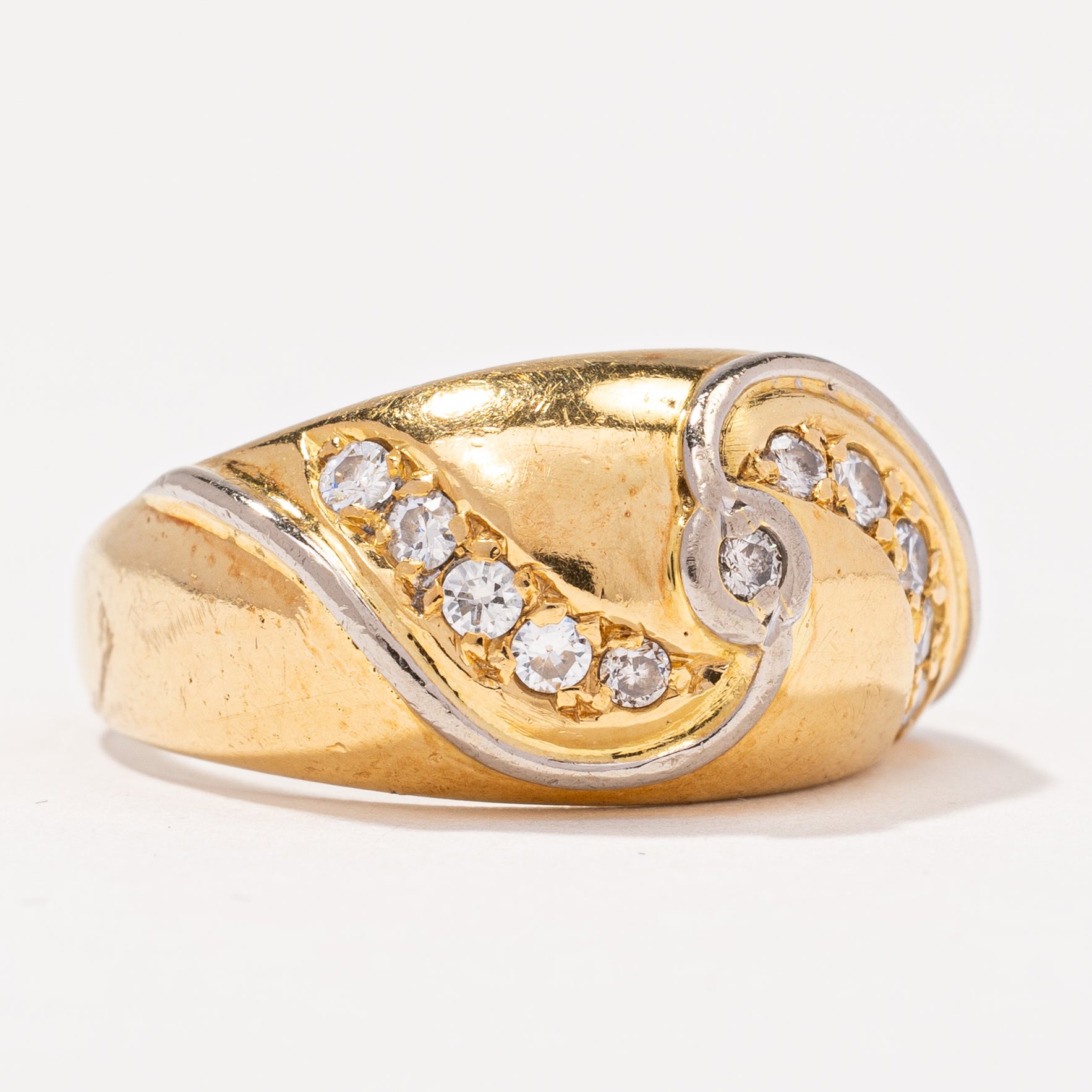 Diamond Spiral Pattern Band | 0.29 ctw, SZ 6.5 |