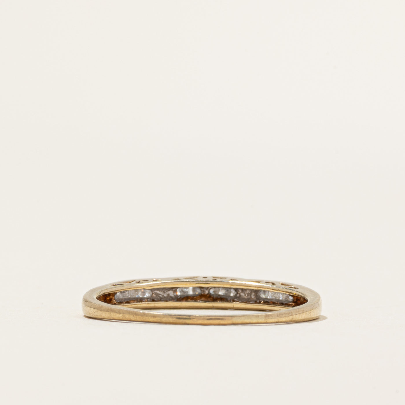 Channel Set Sectioned Diamond Band | 0.12ctw | SZ 8