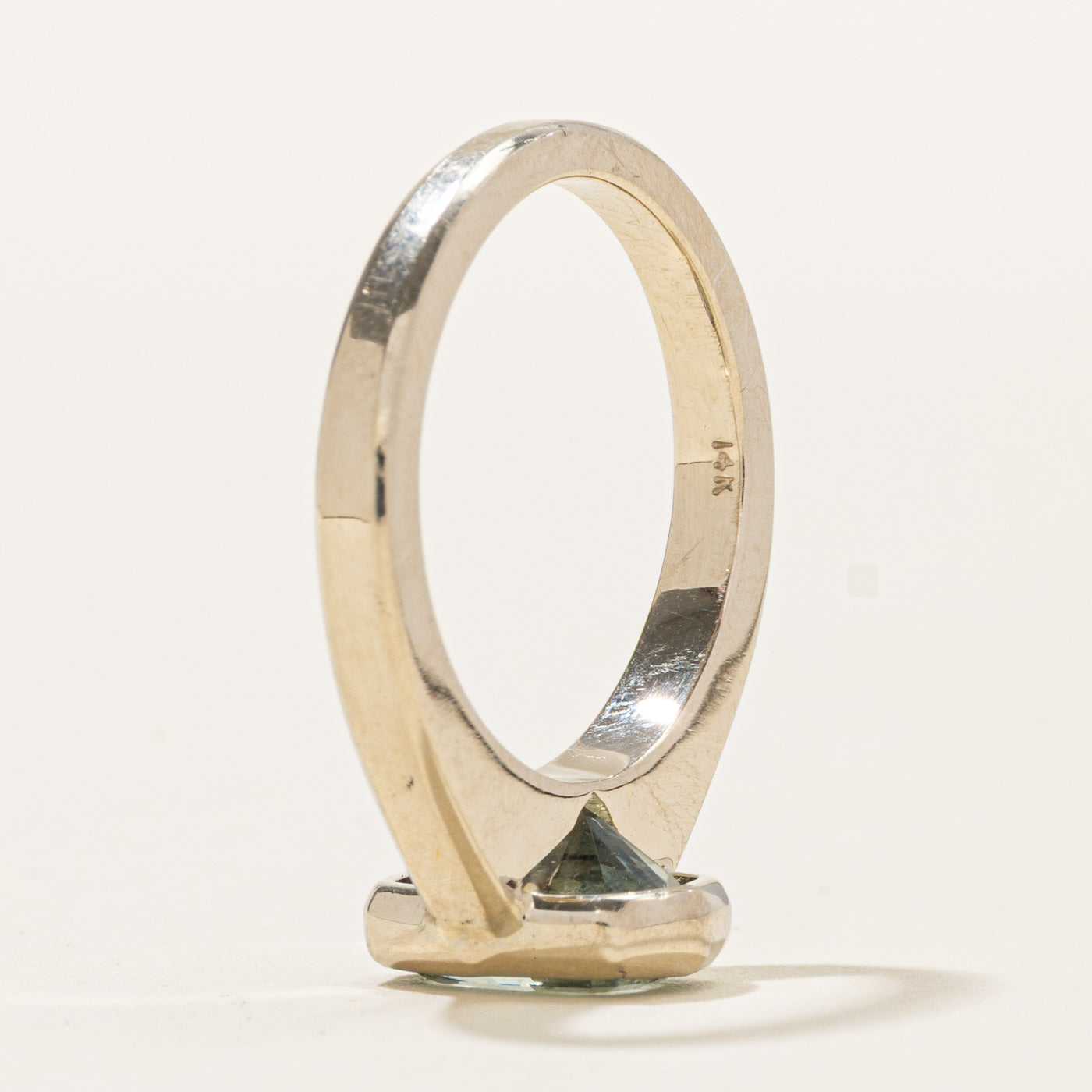 Bezel Set Aquamarine Ring | 2.00ct | SZ 5