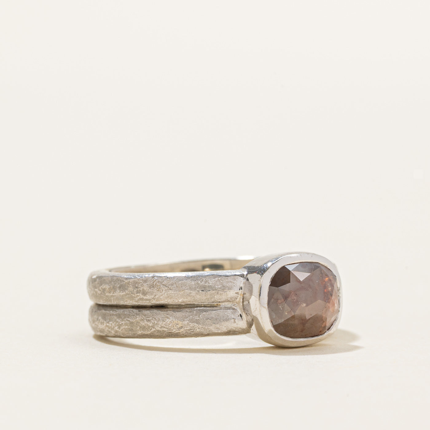 East West Rose Cut Diamond Ring | 1.02ct | SZ 5.75