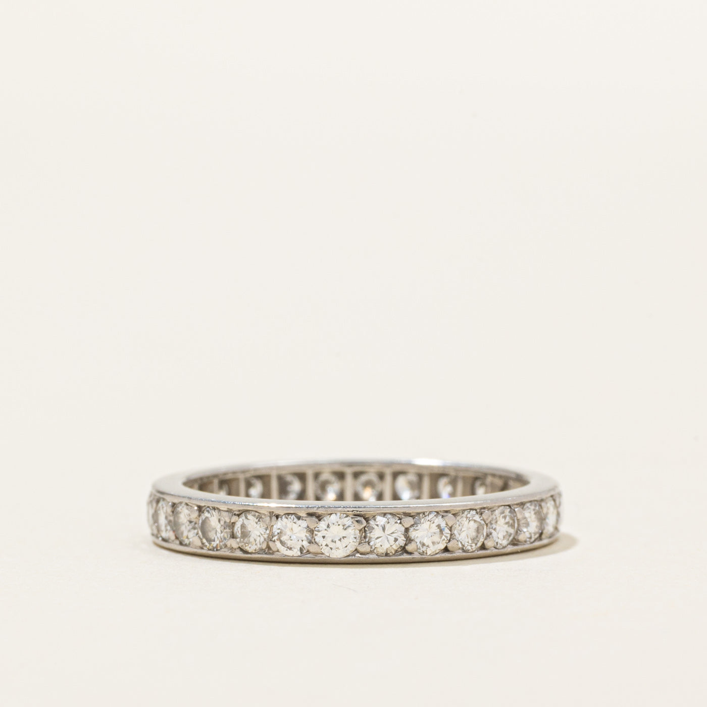 Platinum Diamond Eternity Band | 0.84ctw | SZ 4.75