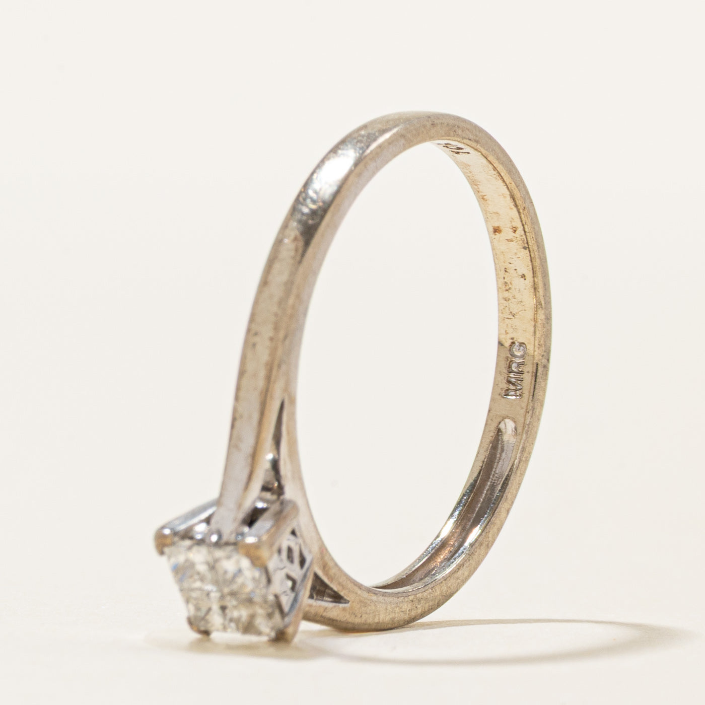 Illusion Set Princess Cut Diamond Ring | 0.20ctw | SZ 7.25