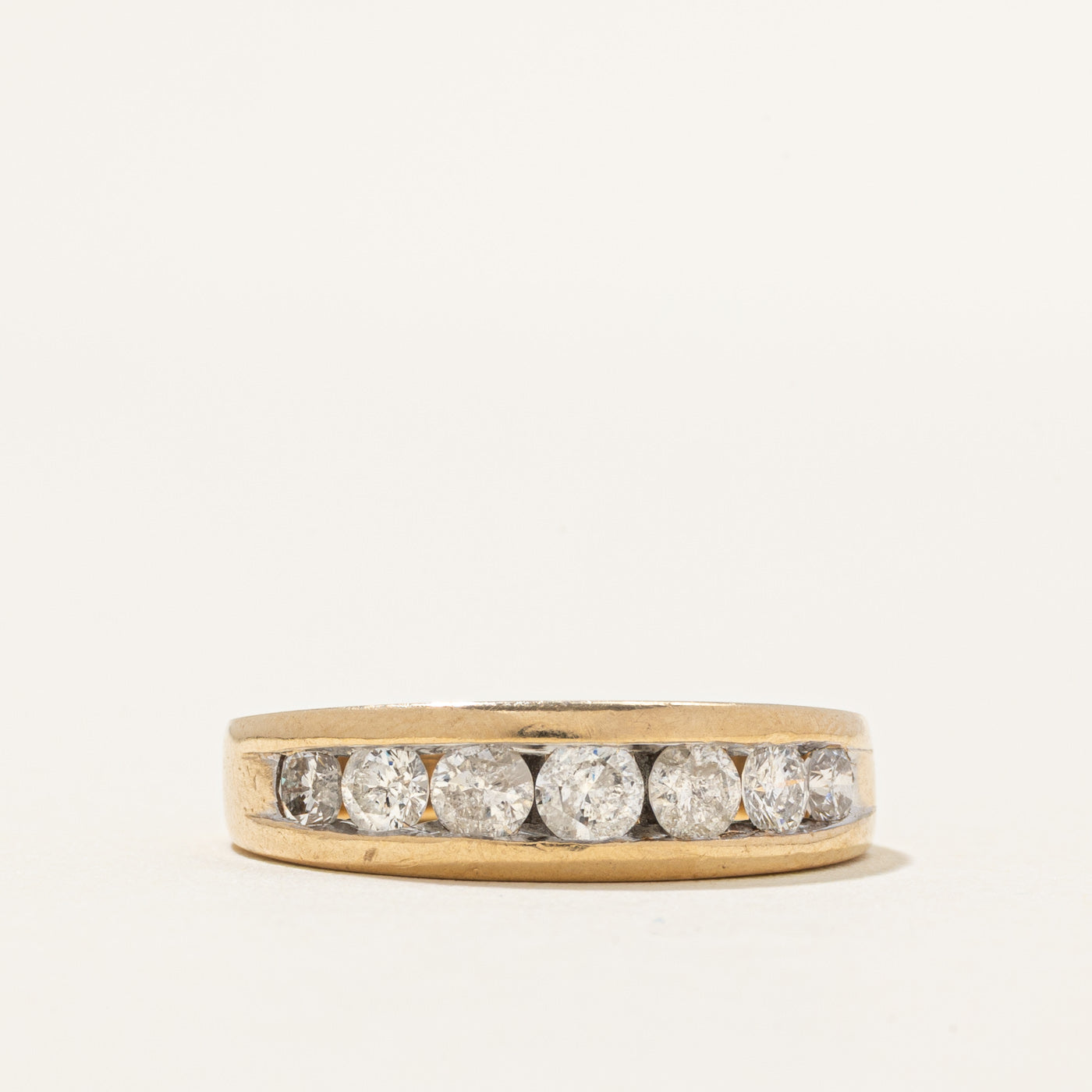 Seven Stone Diamond Band | 0.74ctw | SZ 7