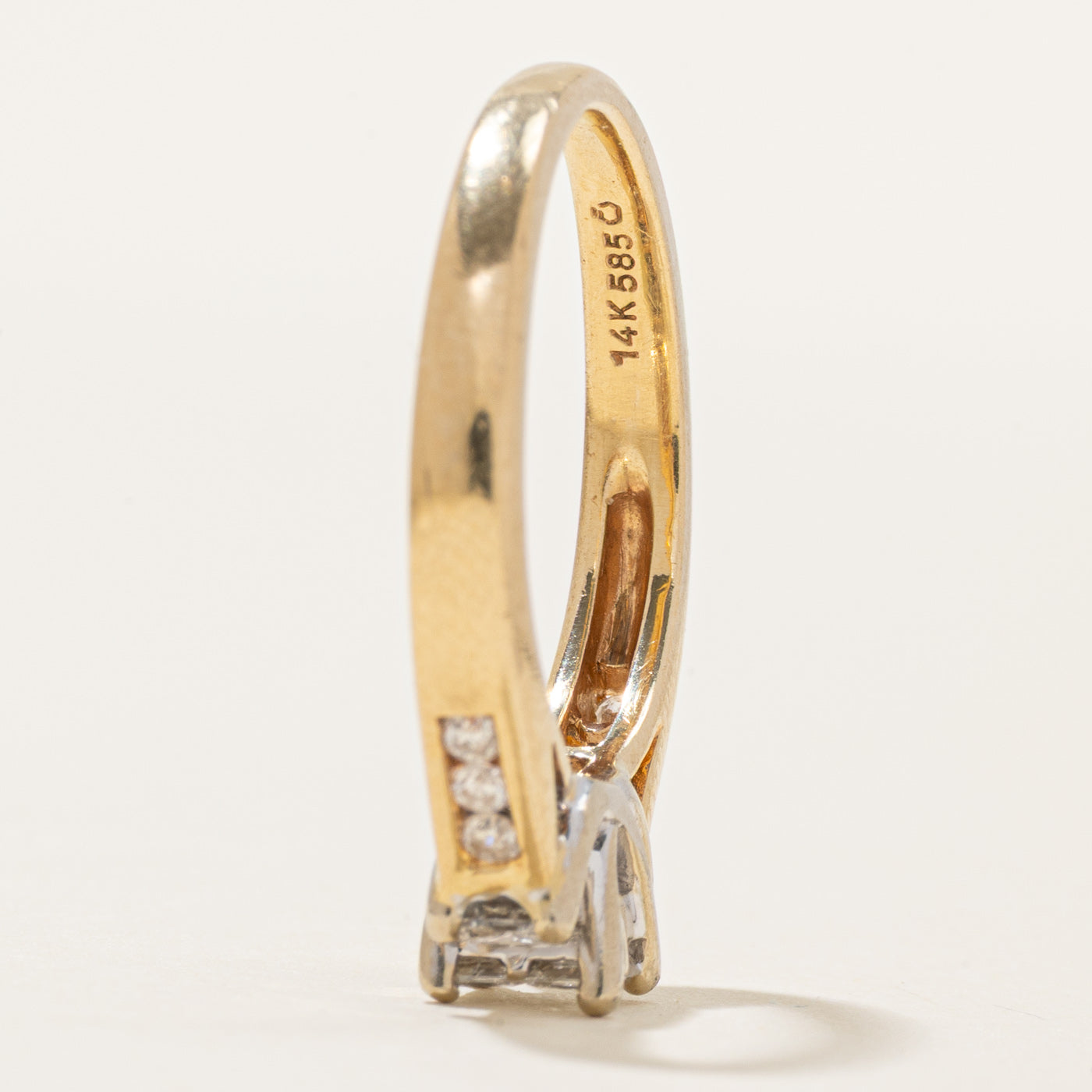 Illusion Set Princess Cut Diamond Accented Ring | 0.50ctw | SZ 7