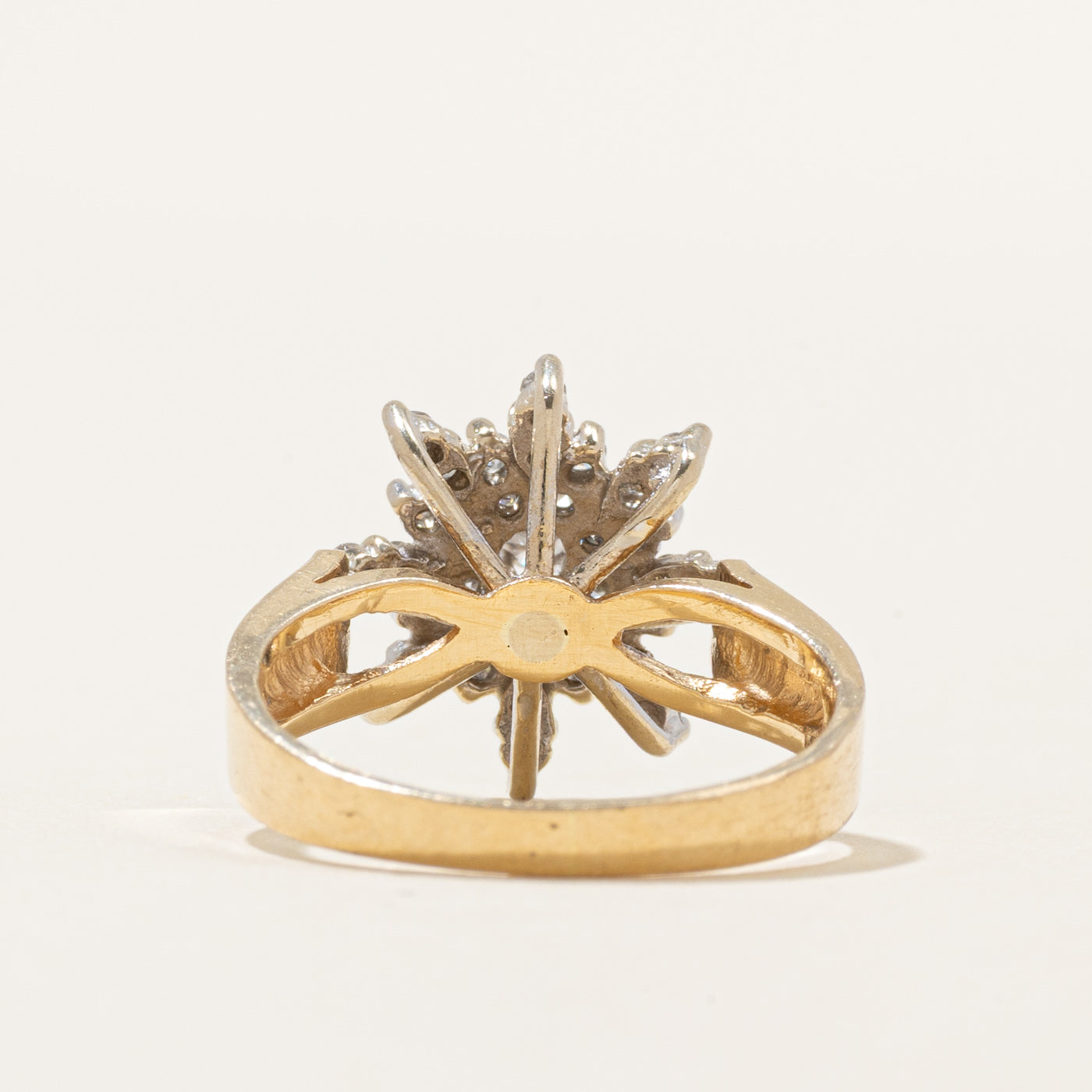 Diamond Snowflake Cluster Ring | 0.37ctw | SZ 5.5